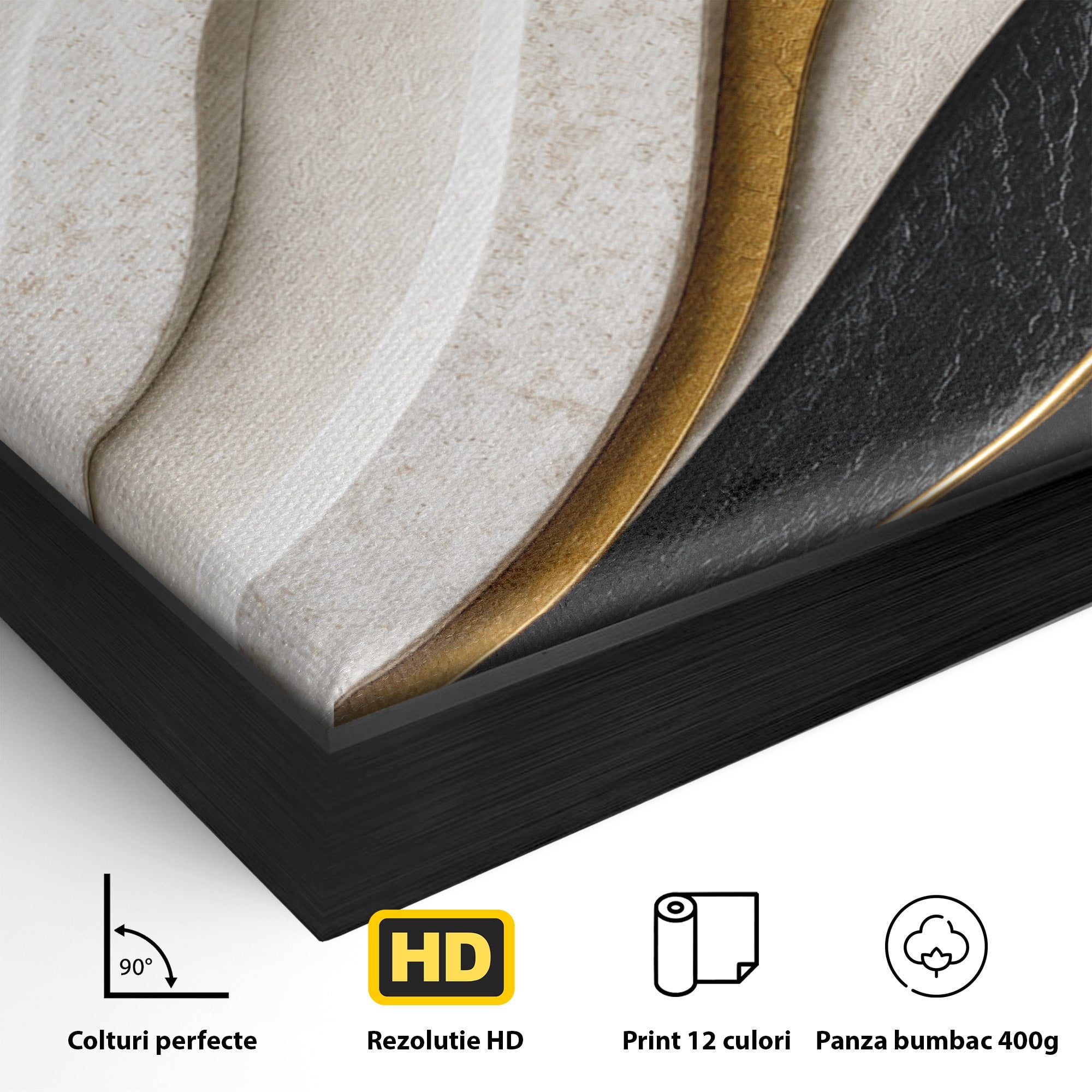 Tablou Canvas Premium LuxCanva® C1373, Armonie Abstracta, Abstract, Modern, Arta, Birou, Living, Culori Vibrante