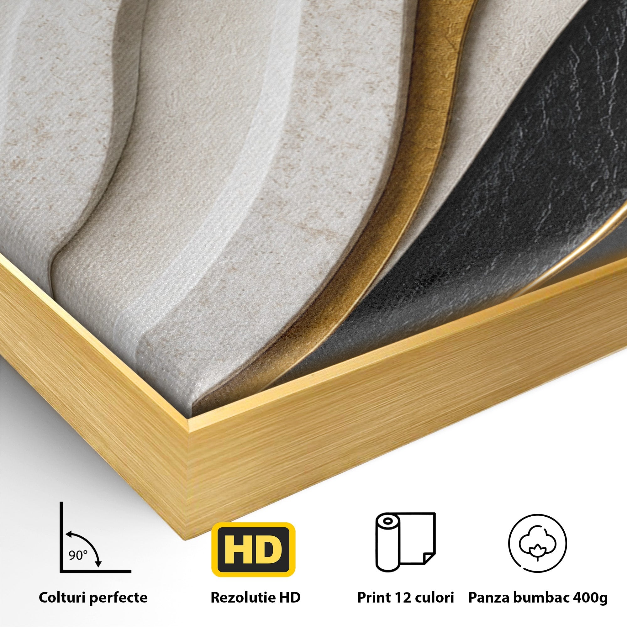 Tablou Canvas Premium LuxCanva® C1373, Armonie Abstracta, Abstract, Modern, Arta, Birou, Living, Culori Vibrante