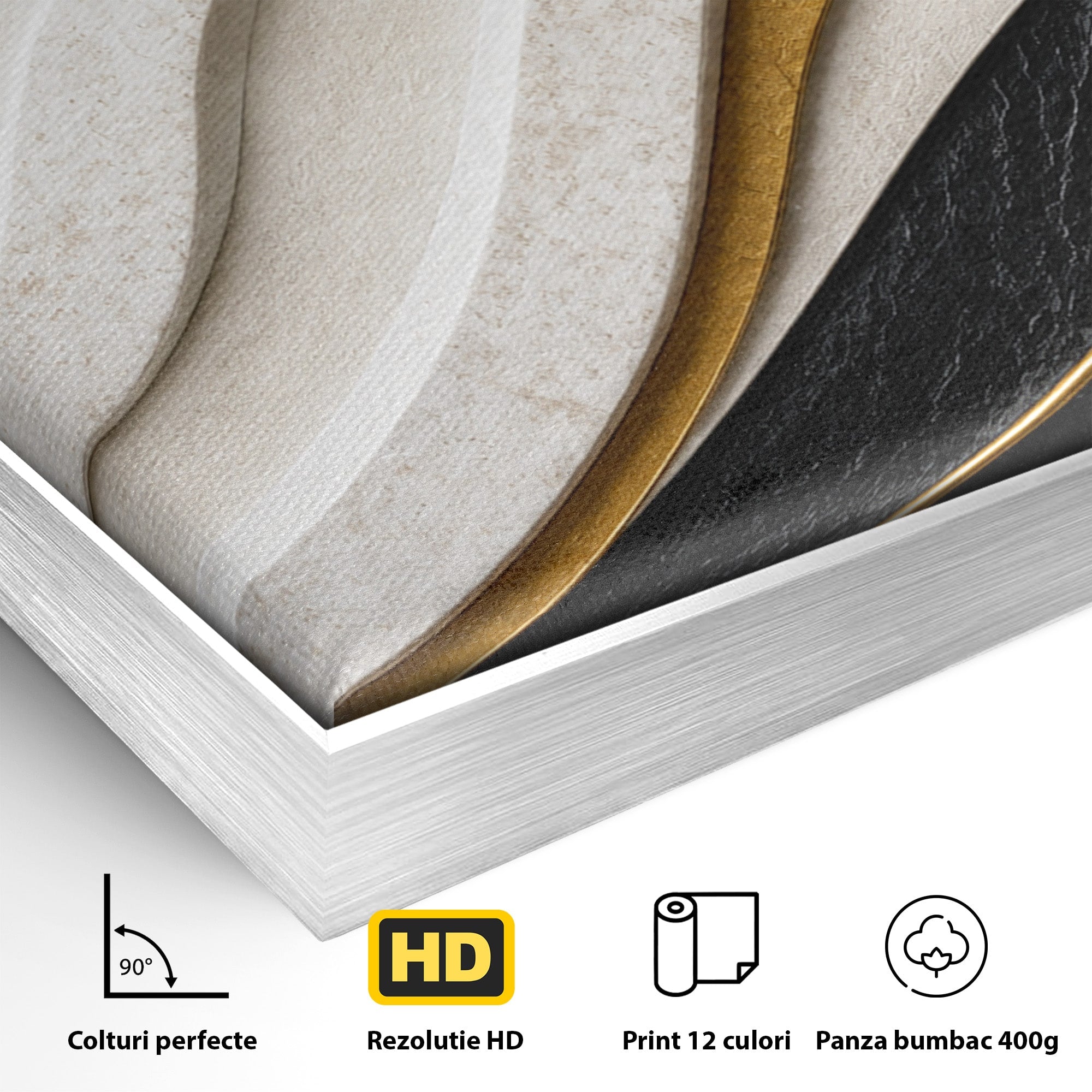 Tablou Canvas Premium LuxCanva® C1373, Armonie Abstracta, Abstract, Modern, Arta, Birou, Living, Culori Vibrante