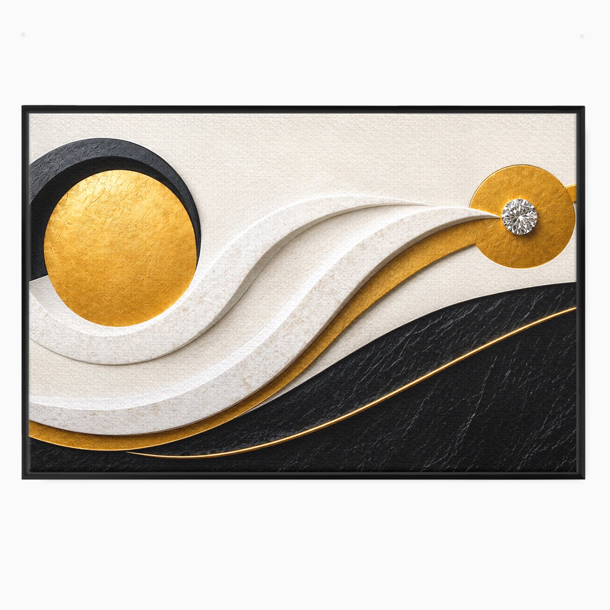 Tablou Canvas Premium LuxCanva® C1373, Armonie Abstracta, Abstract, Modern, Arta, Birou, Living, Culori Vibrante