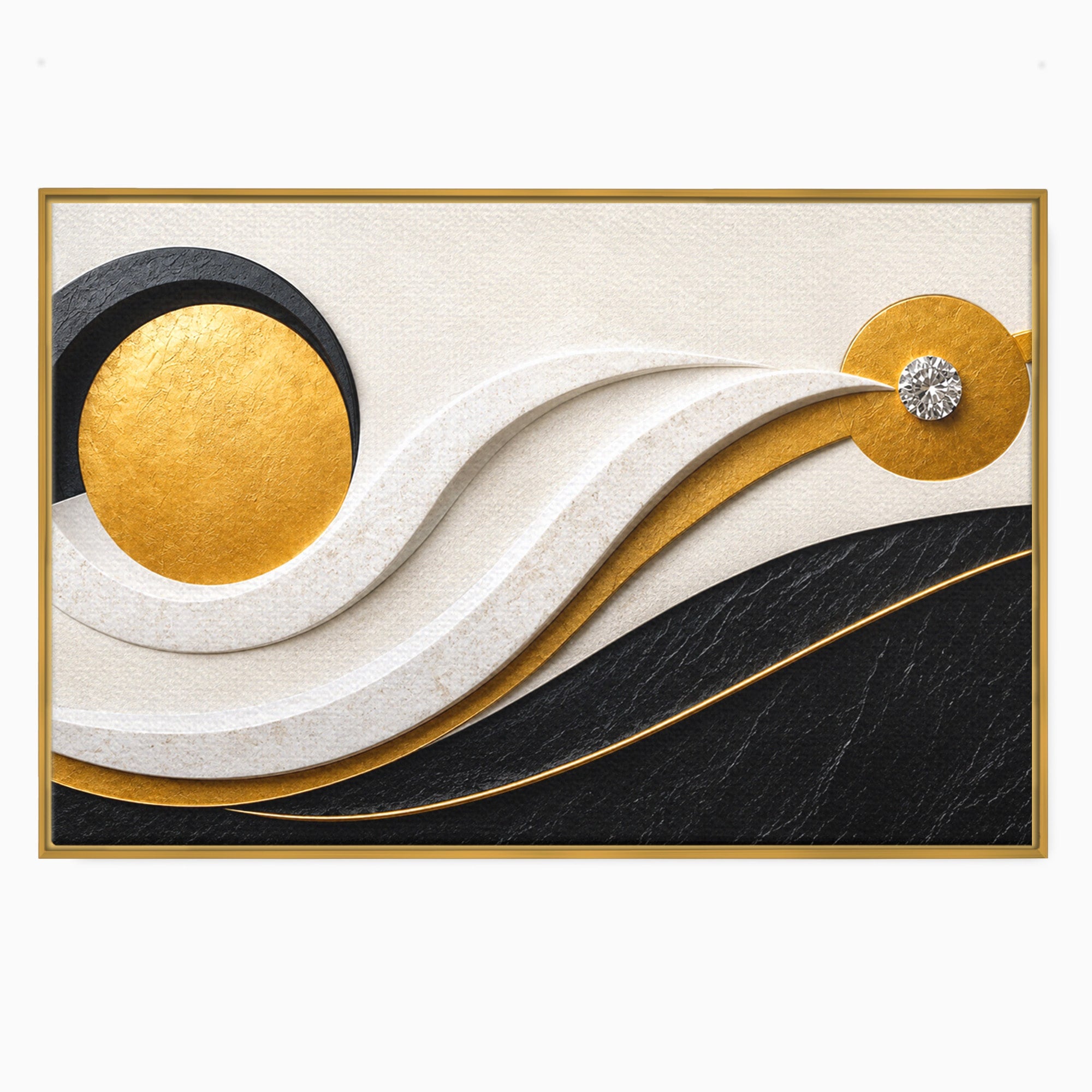 Tablou Canvas Premium LuxCanva® C1373, Armonie Abstracta, Abstract, Modern, Arta, Birou, Living, Culori Vibrante