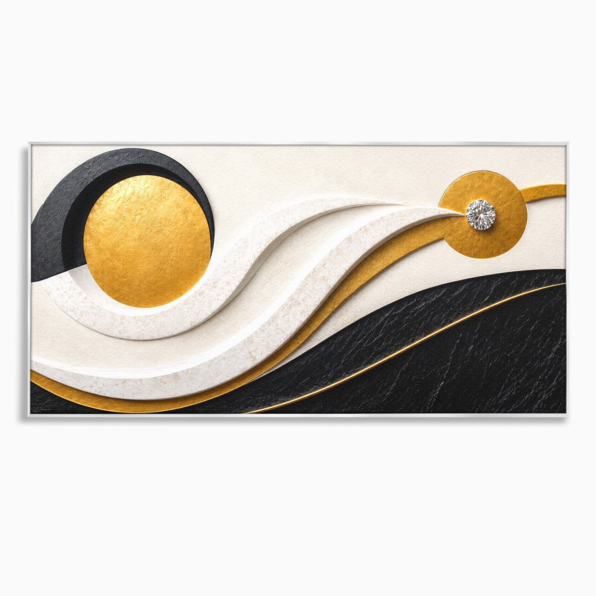 Tablou Canvas Premium LuxCanva® C1373, Armonie Abstracta, Abstract, Modern, Arta, Birou, Living, Culori Vibrante