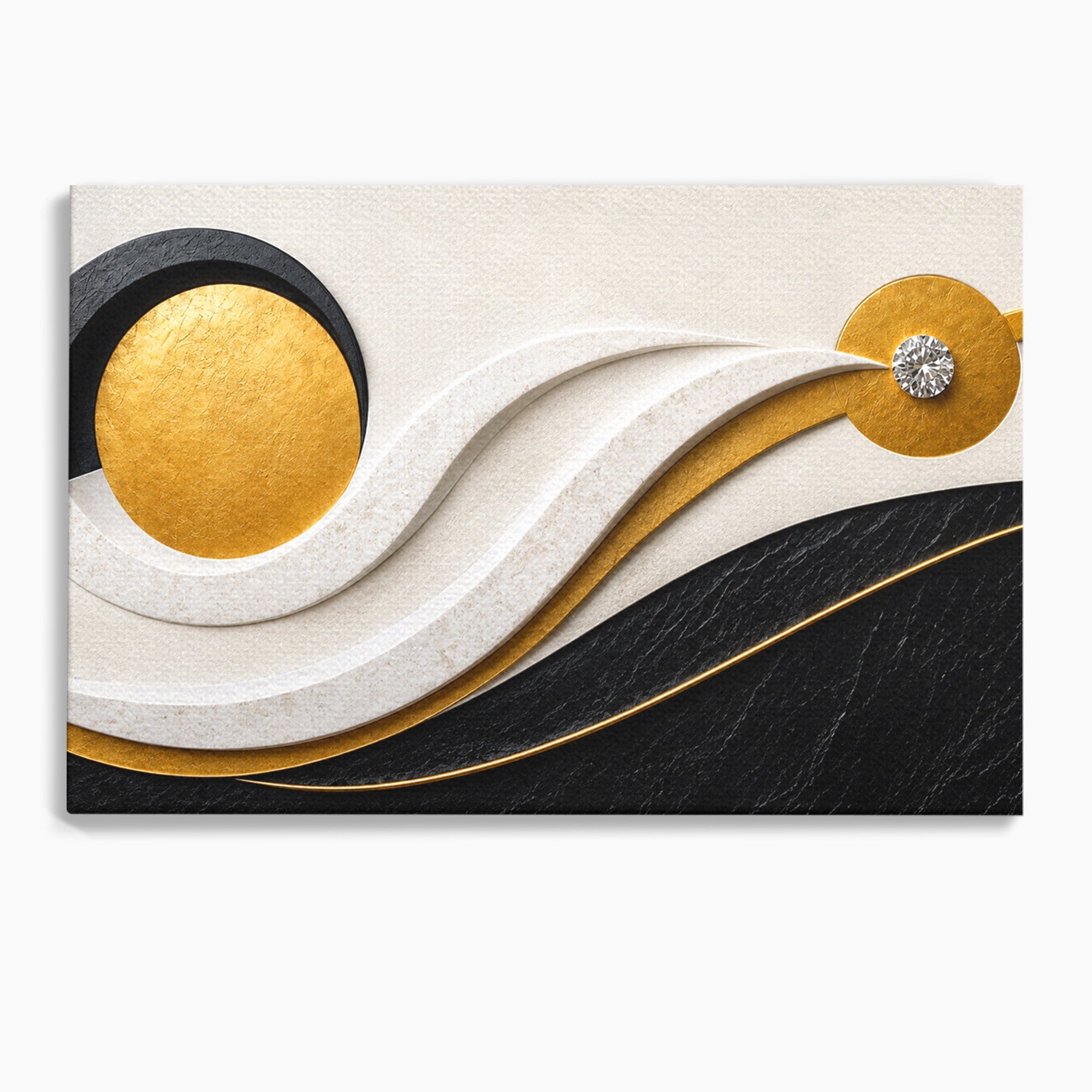 Tablou Canvas Premium LuxCanva® C1373, Armonie Abstracta, Abstract, Modern, Arta, Birou, Living, Culori Vibrante