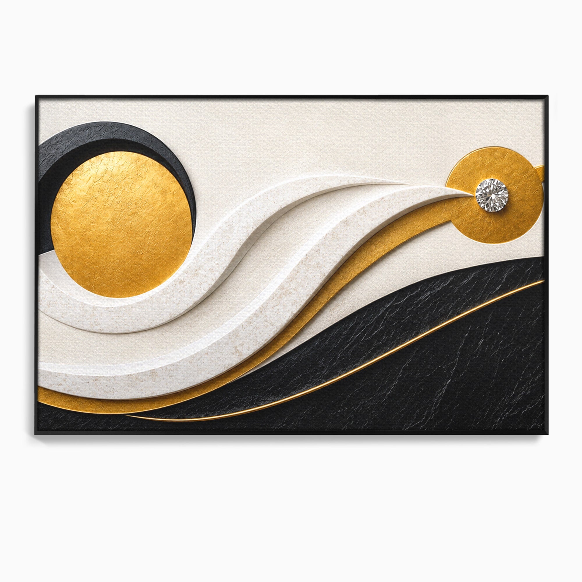 Tablou Canvas Premium LuxCanva® C1373, Armonie Abstracta, Abstract, Modern, Arta, Birou, Living, Culori Vibrante
