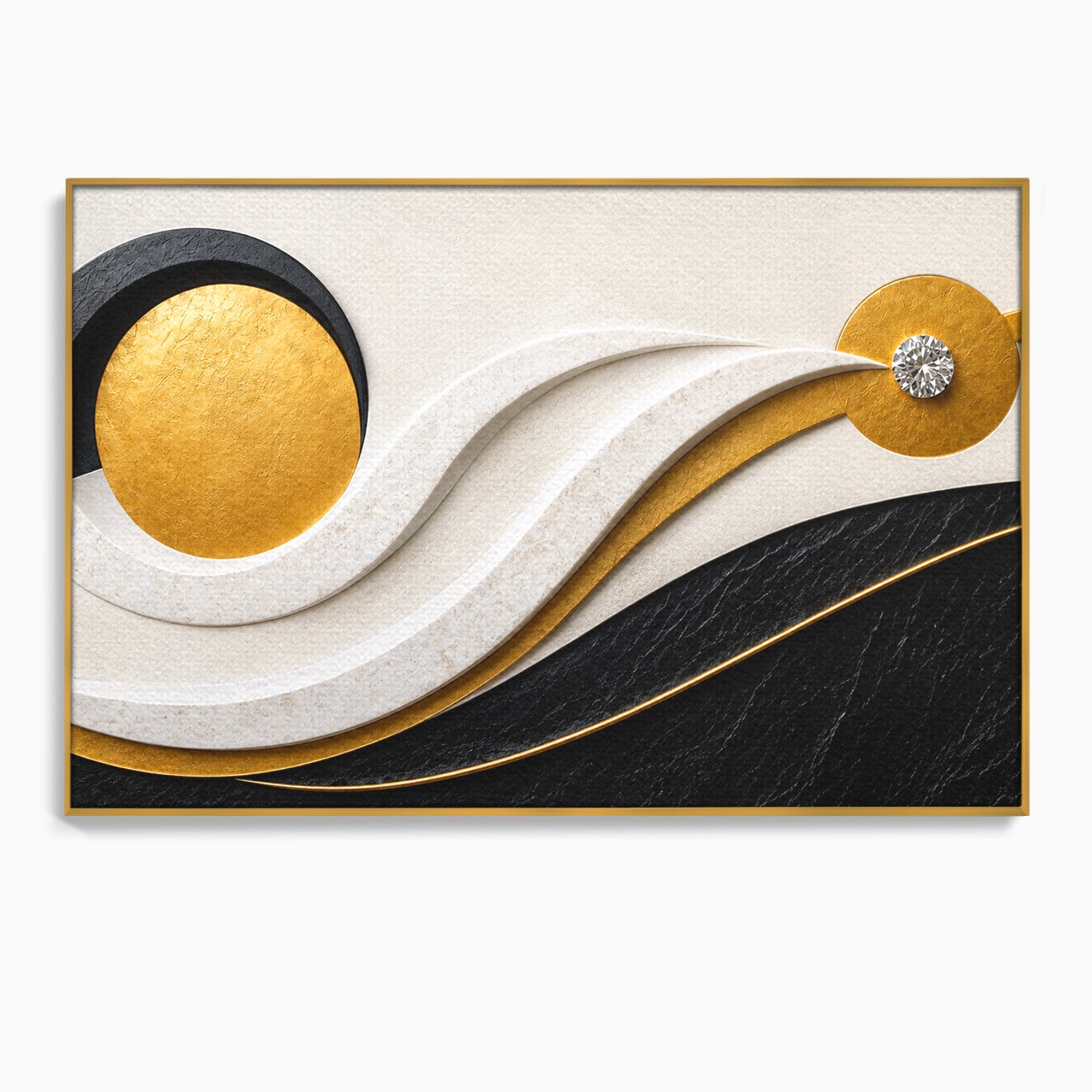 Tablou Canvas Premium LuxCanva® C1373, Armonie Abstracta, Abstract, Modern, Arta, Birou, Living, Culori Vibrante