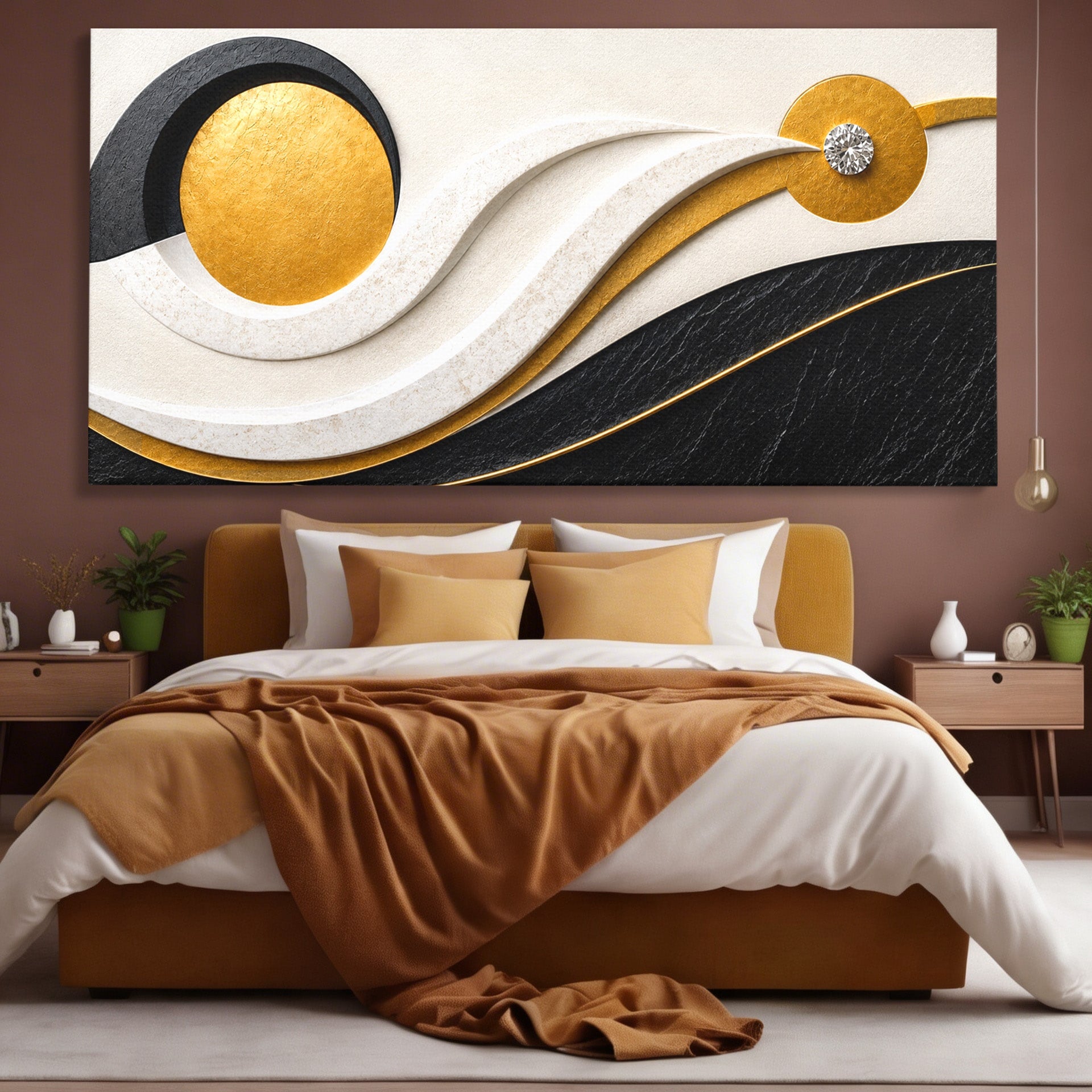 Tablou Canvas Premium LuxCanva® C1373, Armonie Abstracta, Abstract, Modern, Arta, Birou, Living, Culori Vibrante