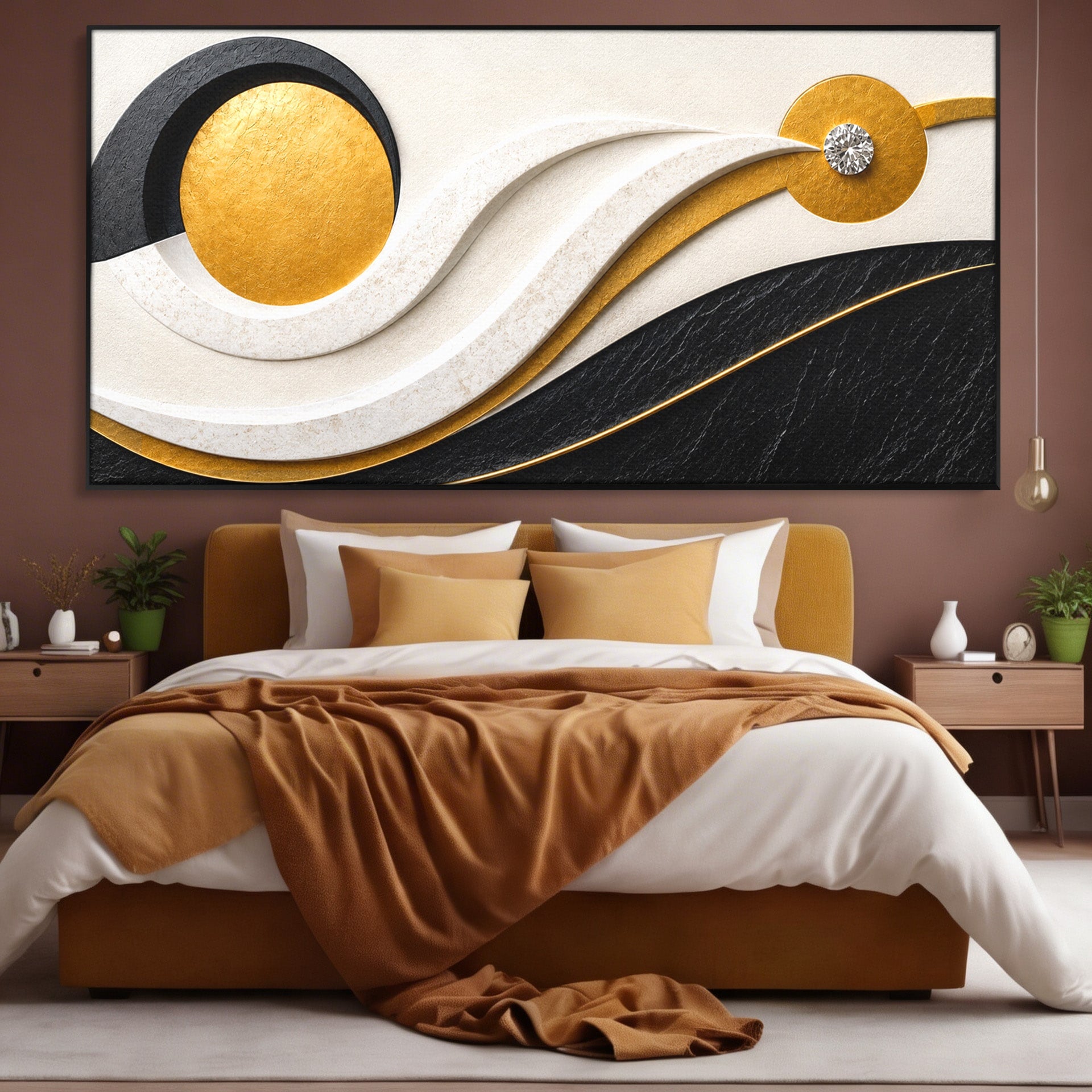 Tablou Canvas Premium LuxCanva® C1373, Armonie Abstracta, Abstract, Modern, Arta, Birou, Living, Culori Vibrante
