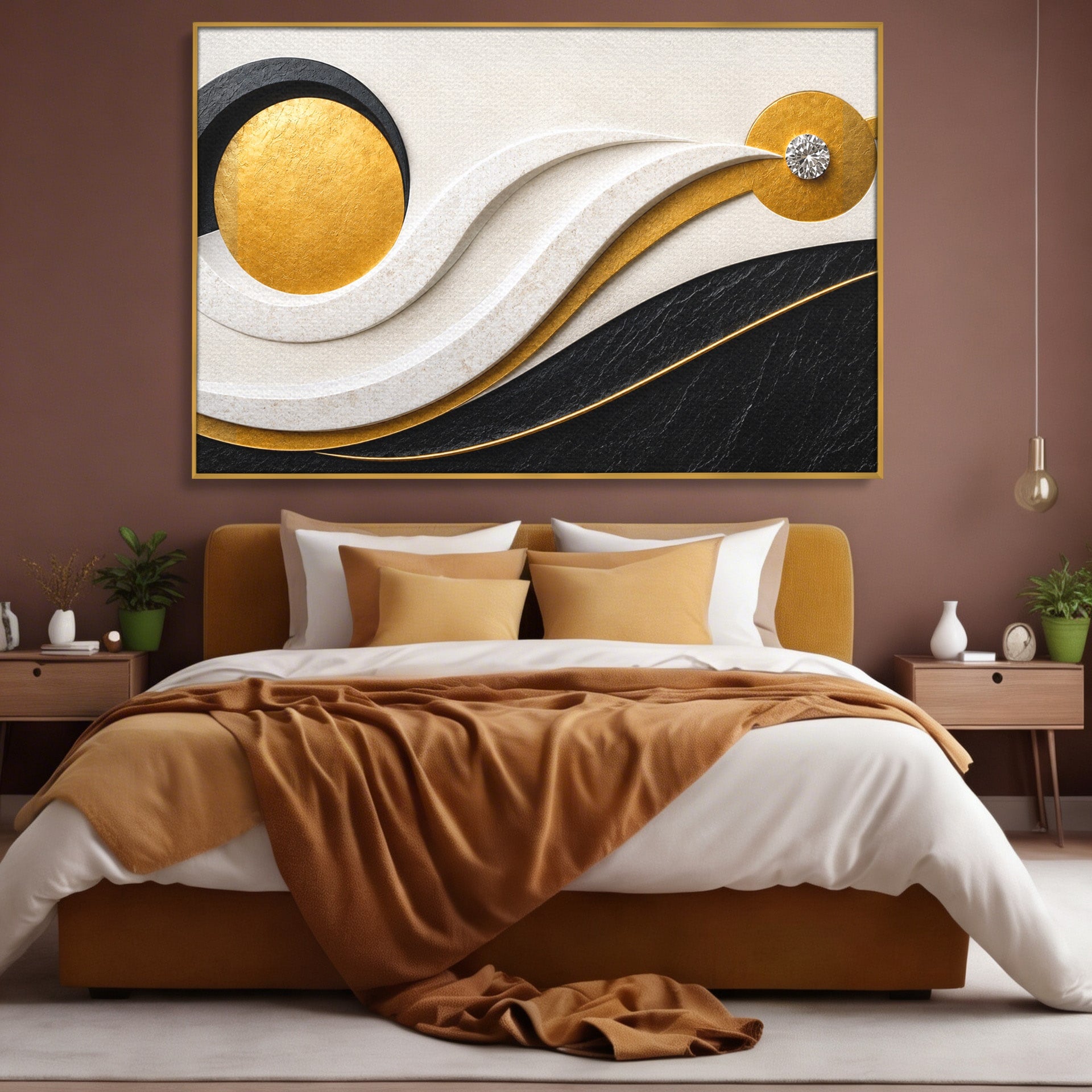 Tablou Canvas Premium LuxCanva® C1373, Armonie Abstracta, Abstract, Modern, Arta, Birou, Living, Culori Vibrante