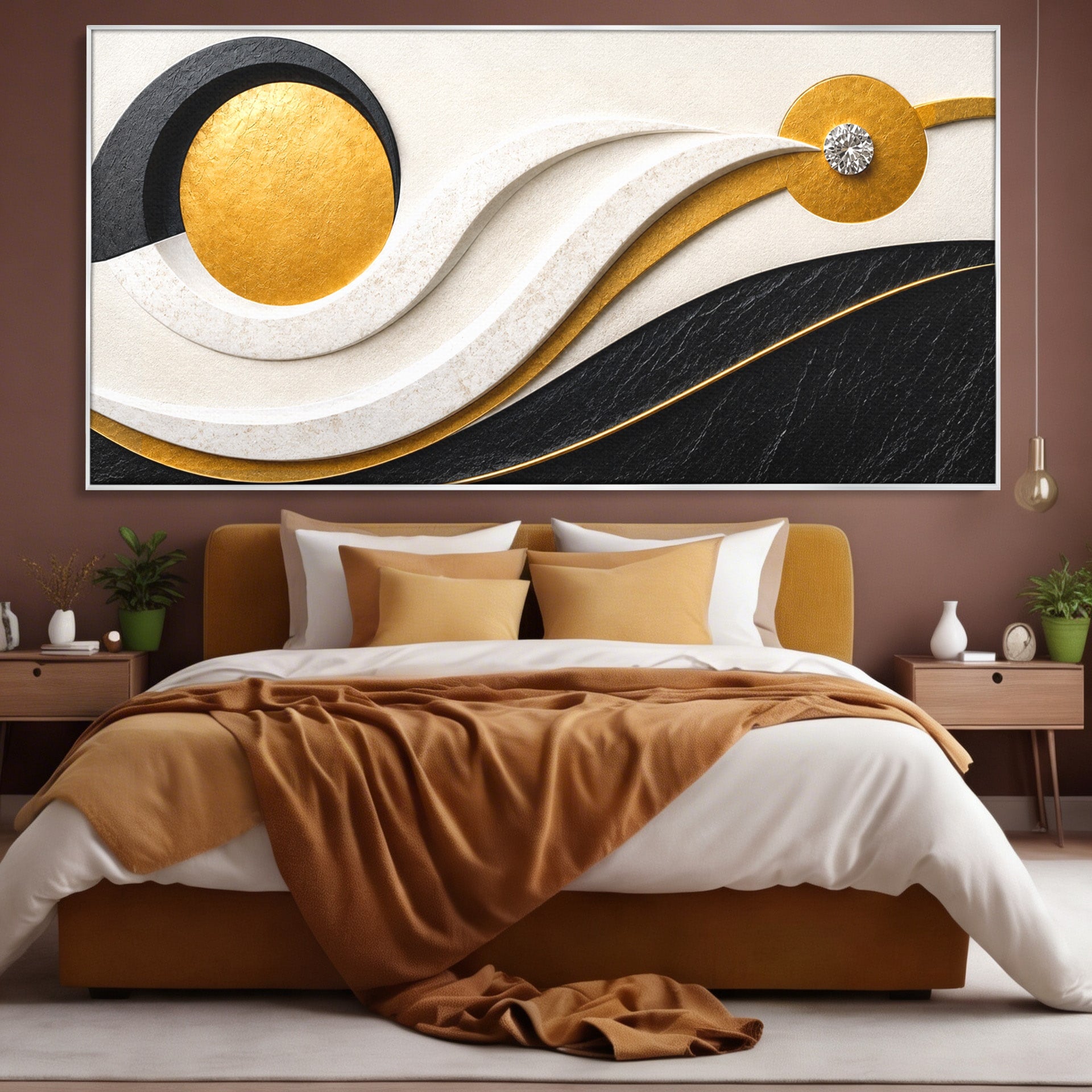 Tablou Canvas Premium LuxCanva® C1373, Armonie Abstracta, Abstract, Modern, Arta, Birou, Living, Culori Vibrante