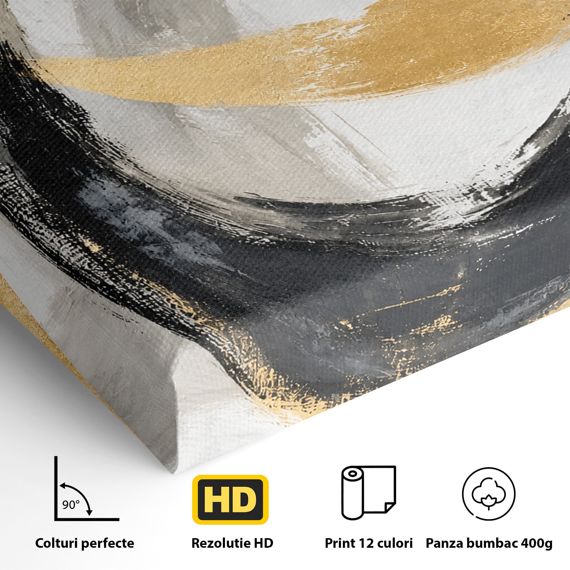 Tablou Canvas Premium LuxCanva® C1375, Spirale Abstracte, Abstract, Spirale, Modern, Living, Birou, Culori Vibrante