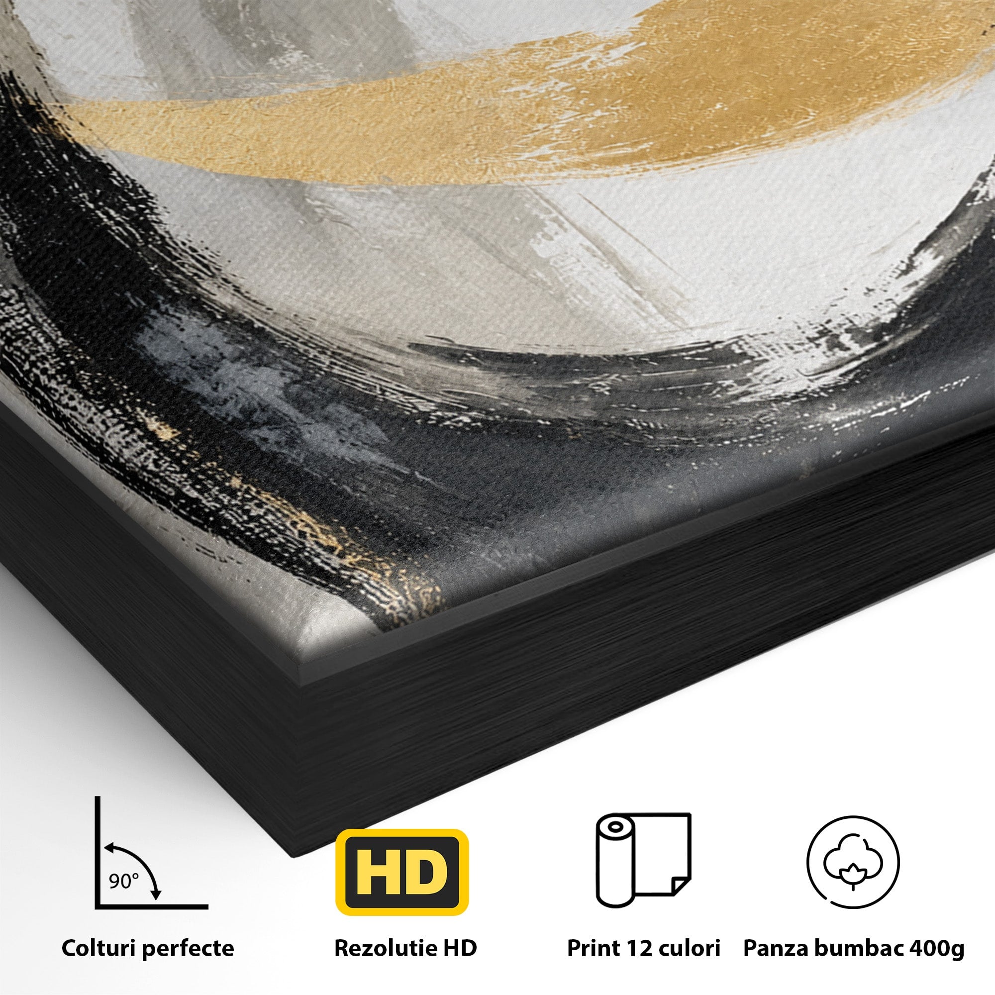 Tablou Canvas Premium LuxCanva® C1375, Spirale Abstracte, Abstract, Spirale, Modern, Living, Birou, Culori Vibrante