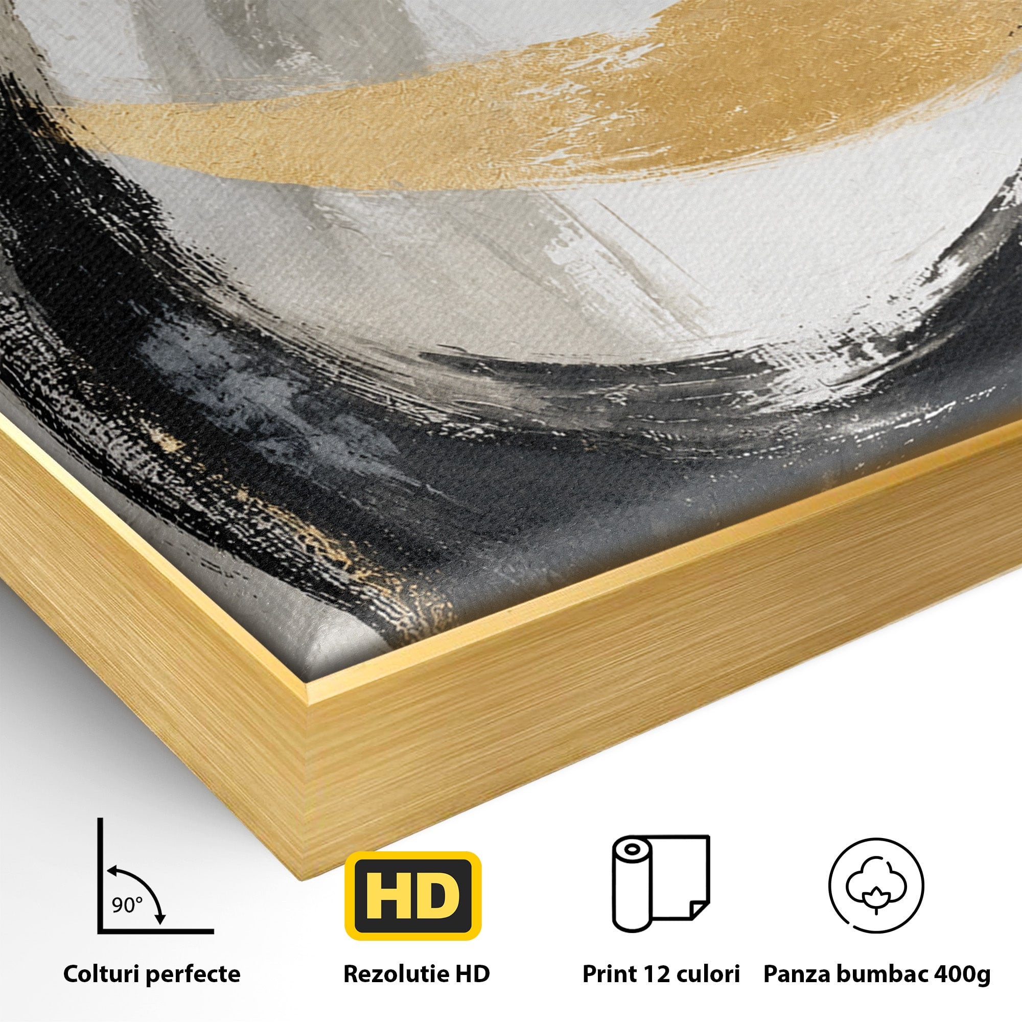 Tablou Canvas Premium LuxCanva® C1375, Spirale Abstracte, Abstract, Spirale, Modern, Living, Birou, Culori Vibrante