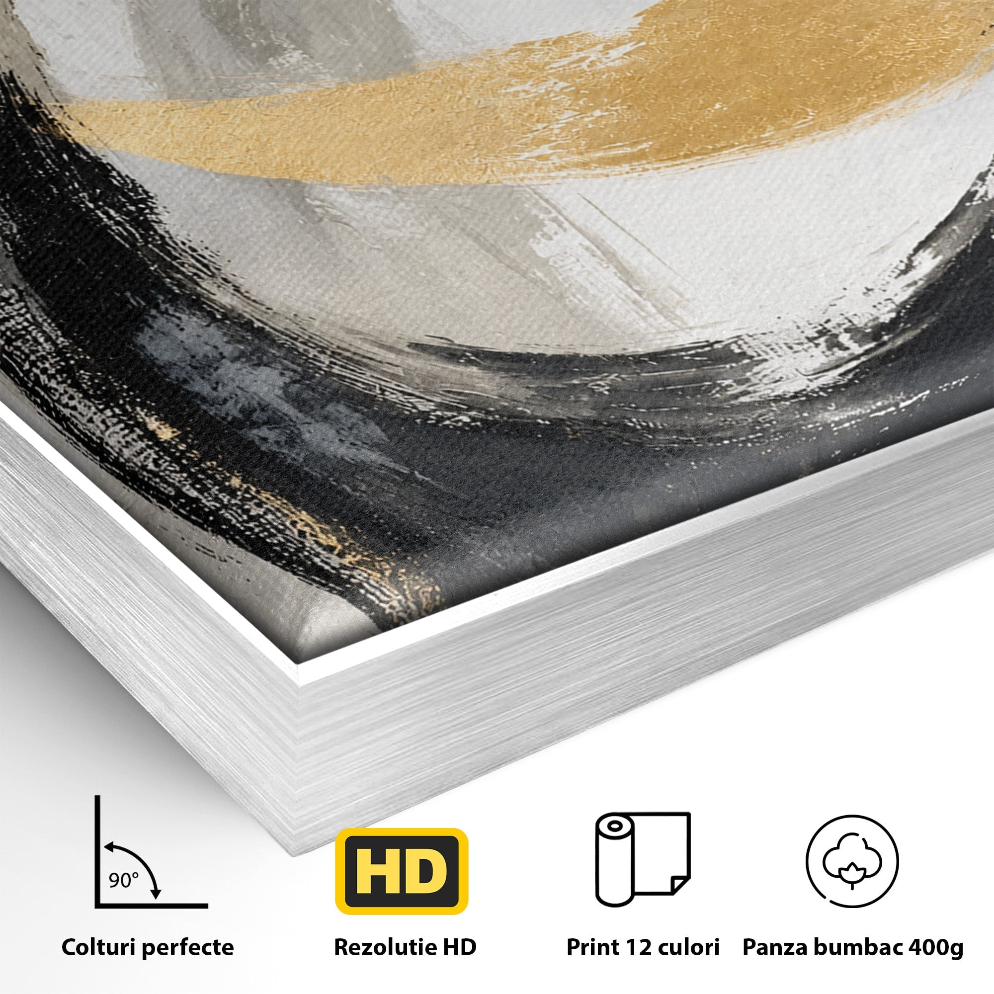 Tablou Canvas Premium LuxCanva® C1375, Spirale Abstracte, Abstract, Spirale, Modern, Living, Birou, Culori Vibrante