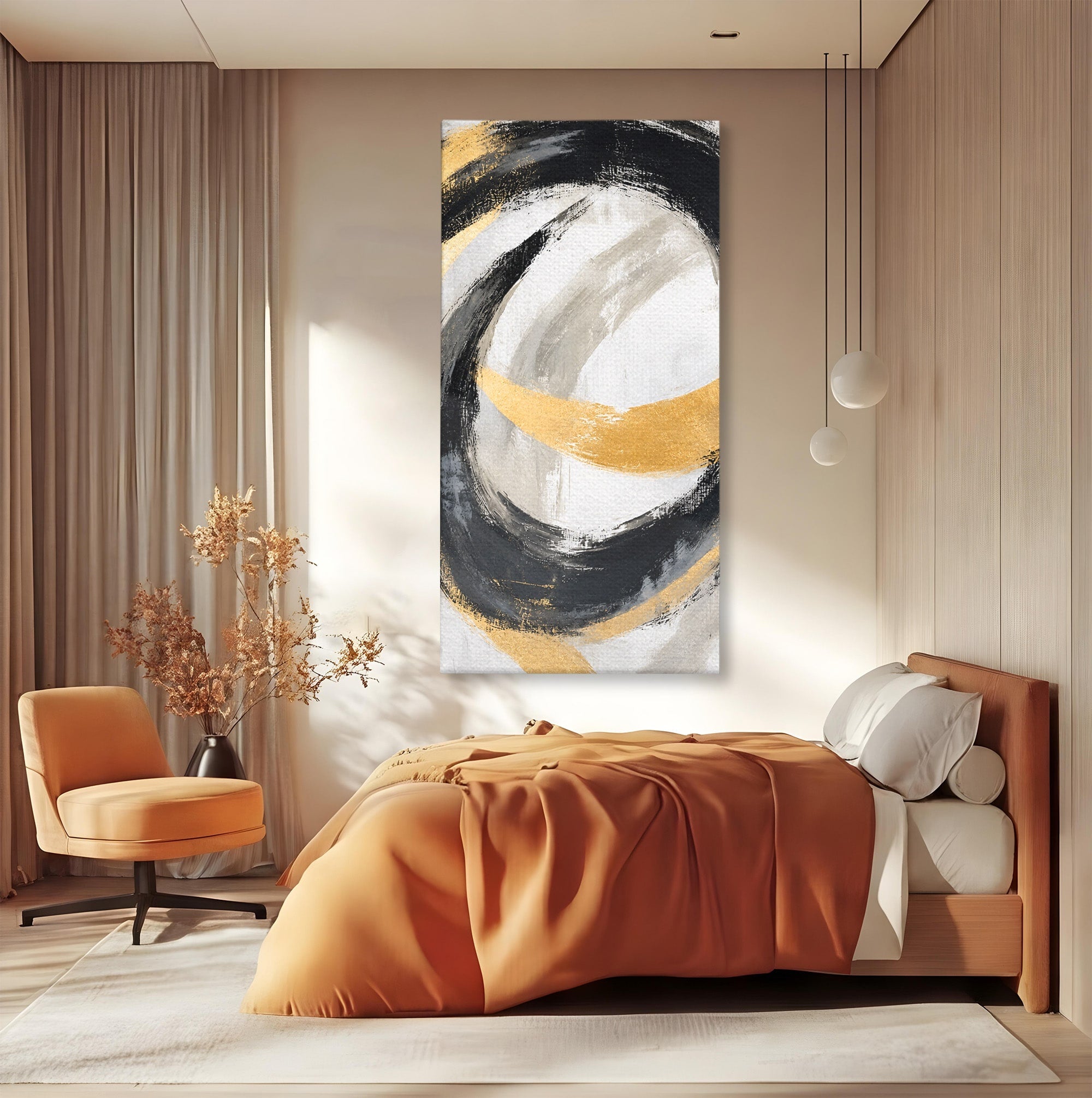 Tablou Canvas Premium LuxCanva® C1375, Spirale Abstracte, Abstract, Spirale, Modern, Living, Birou, Culori Vibrante