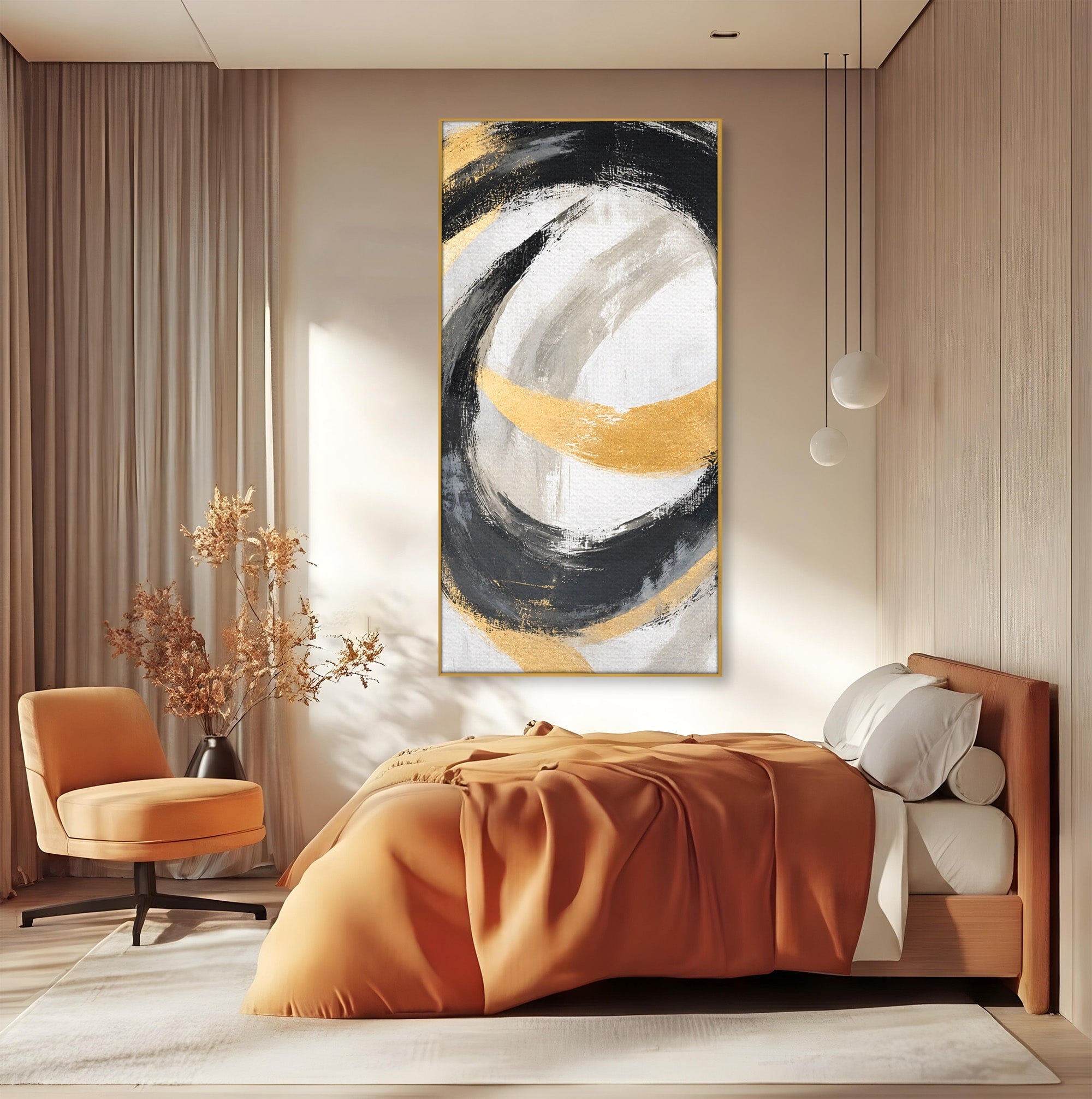 Tablou Canvas Premium LuxCanva® C1375, Spirale Abstracte, Abstract, Spirale, Modern, Living, Birou, Culori Vibrante
