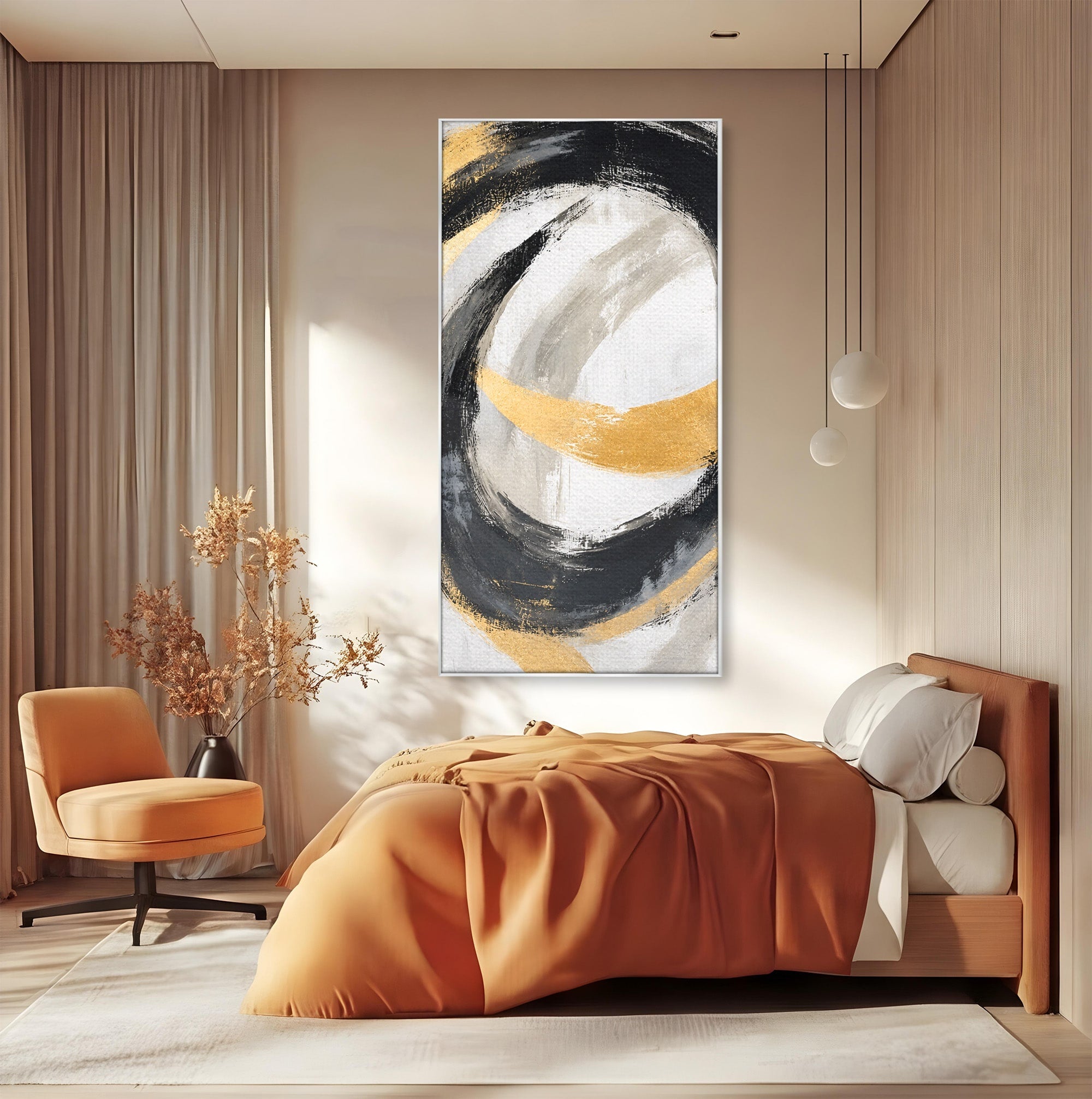 Tablou Canvas Premium LuxCanva® C1375, Spirale Abstracte, Abstract, Spirale, Modern, Living, Birou, Culori Vibrante