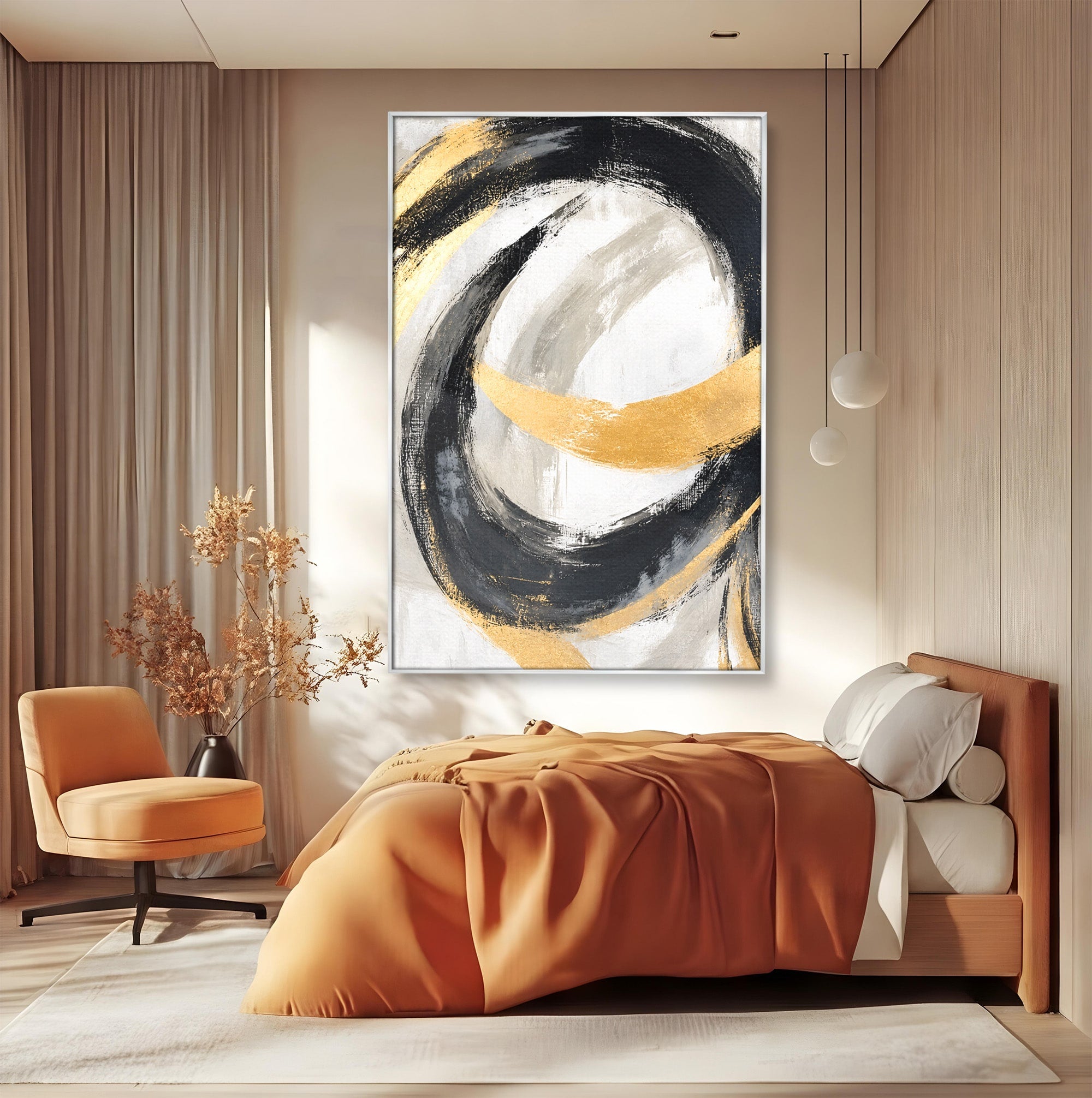 Tablou Canvas Premium LuxCanva® C1375, Spirale Abstracte, Abstract, Spirale, Modern, Living, Birou, Culori Vibrante