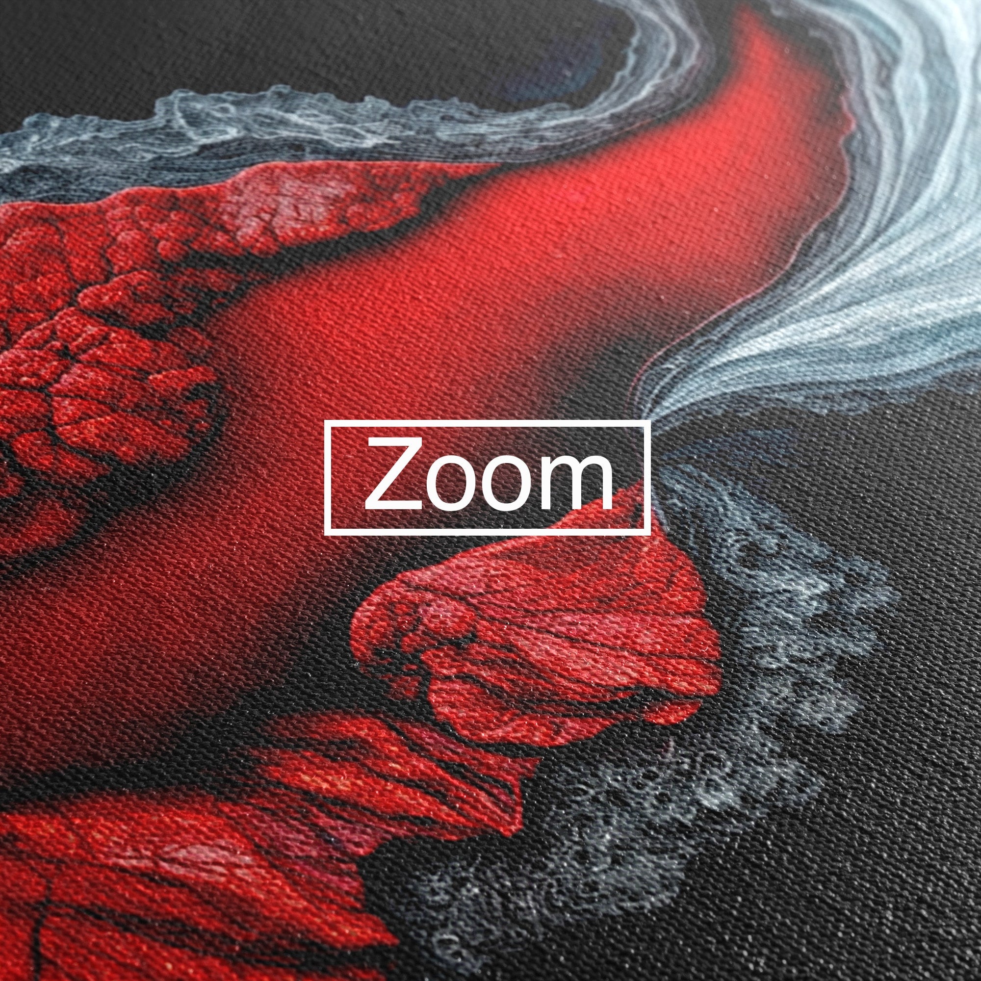 Tablou Canvas Premium LuxCanva® C1376, Fluxul de Lava, Abstract, Arta, Flux, Dramatic, Living, Dormitor, Culori Vibrante