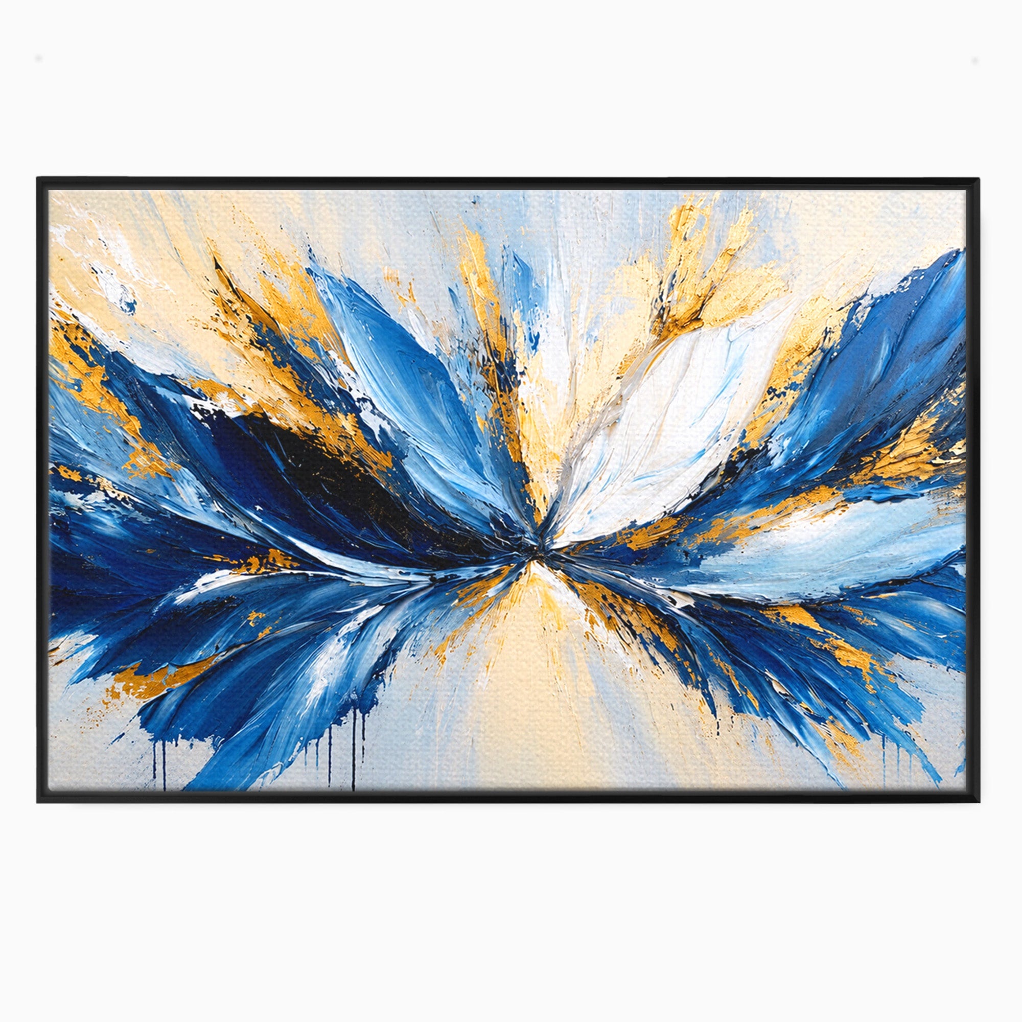 Tablou Canvas Premium LuxCanva® C1379, Explozie Abstracta, Abstract, Arta Moderna, Energie, Living, Birou, Culori Vibrante