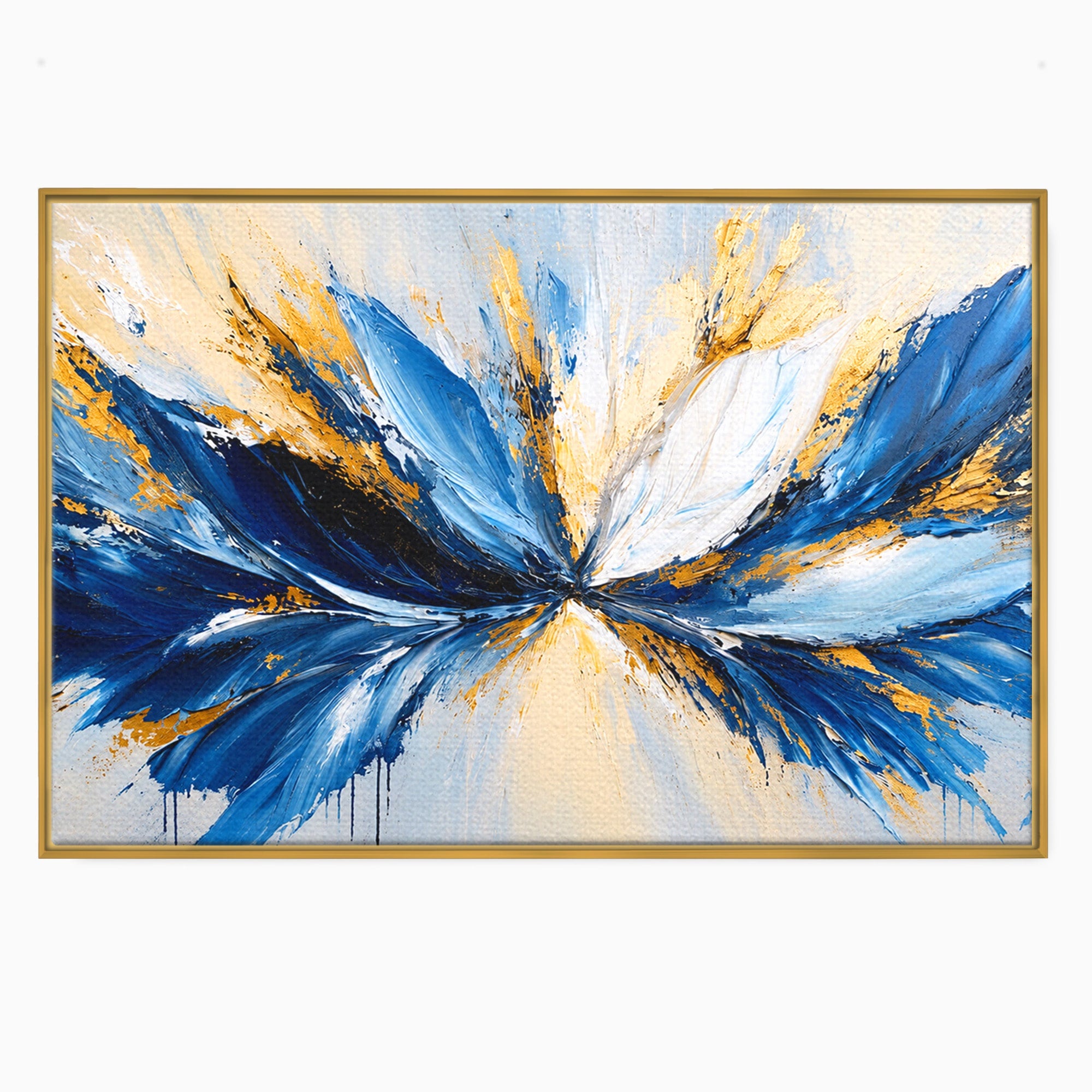 Tablou Canvas Premium LuxCanva® C1379, Explozie Abstracta, Abstract, Arta Moderna, Energie, Living, Birou, Culori Vibrante