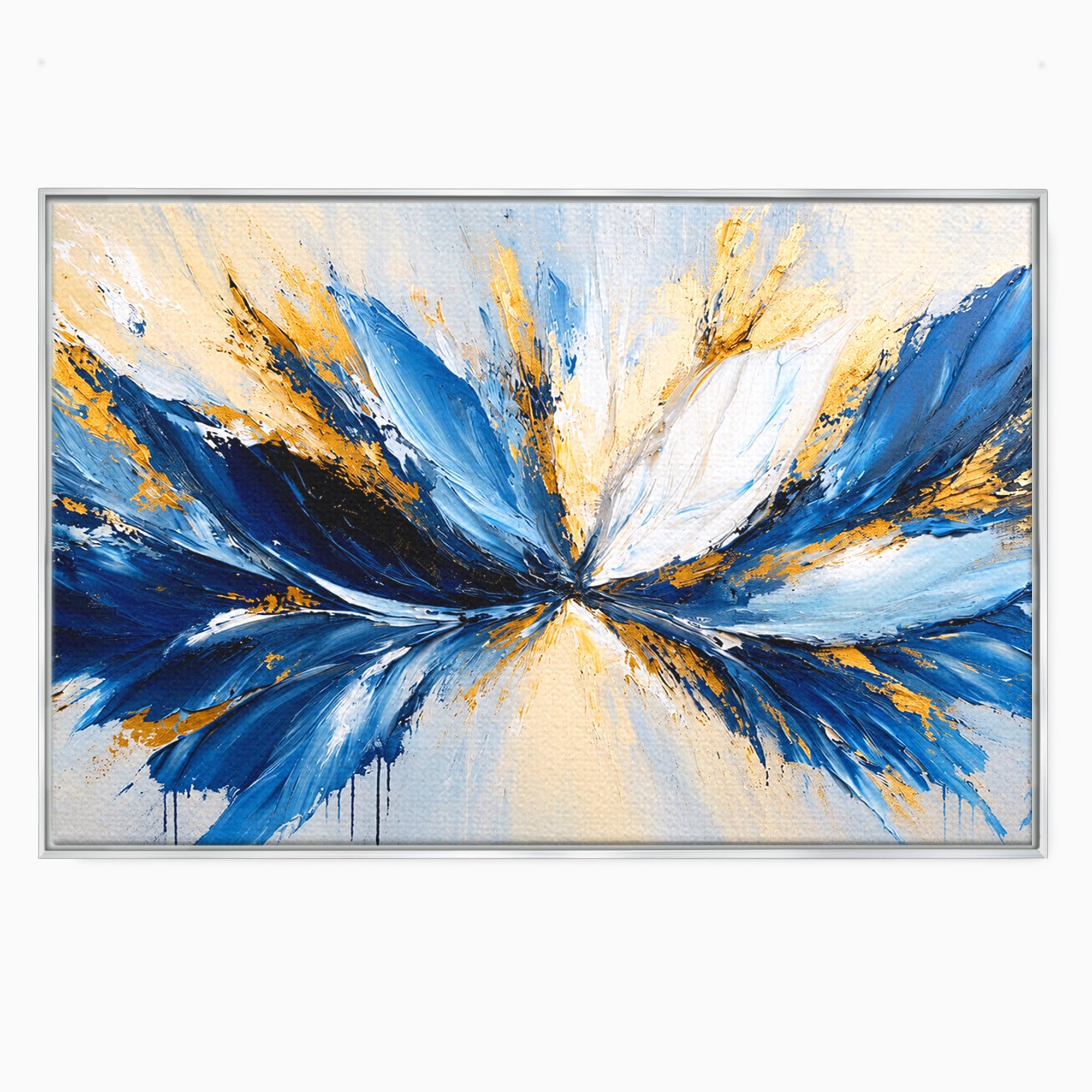 Tablou Canvas Premium LuxCanva® C1379, Explozie Abstracta, Abstract, Arta Moderna, Energie, Living, Birou, Culori Vibrante
