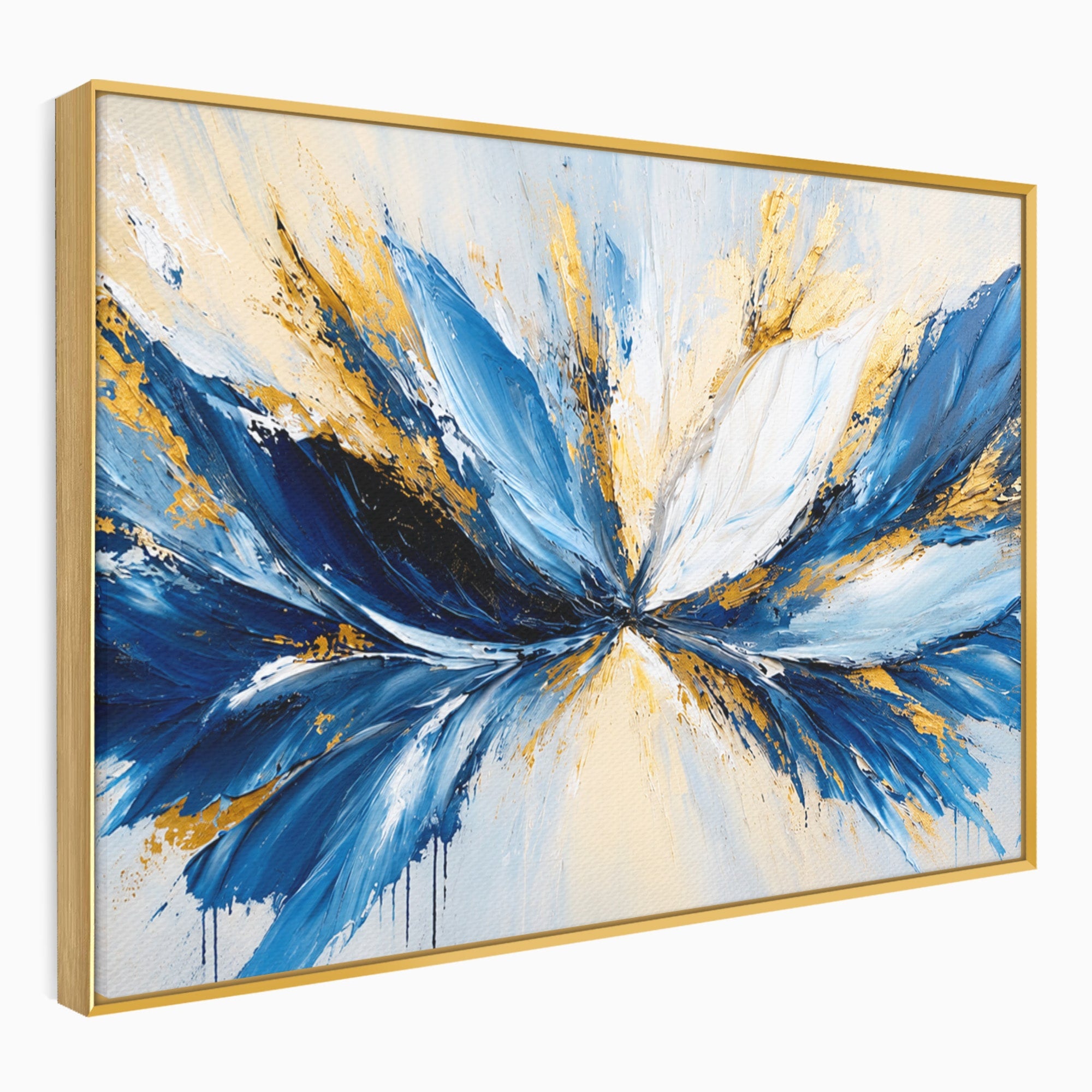 Tablou Canvas Premium LuxCanva® C1379, Explozie Abstracta, Abstract, Arta Moderna, Energie, Living, Birou, Culori Vibrante