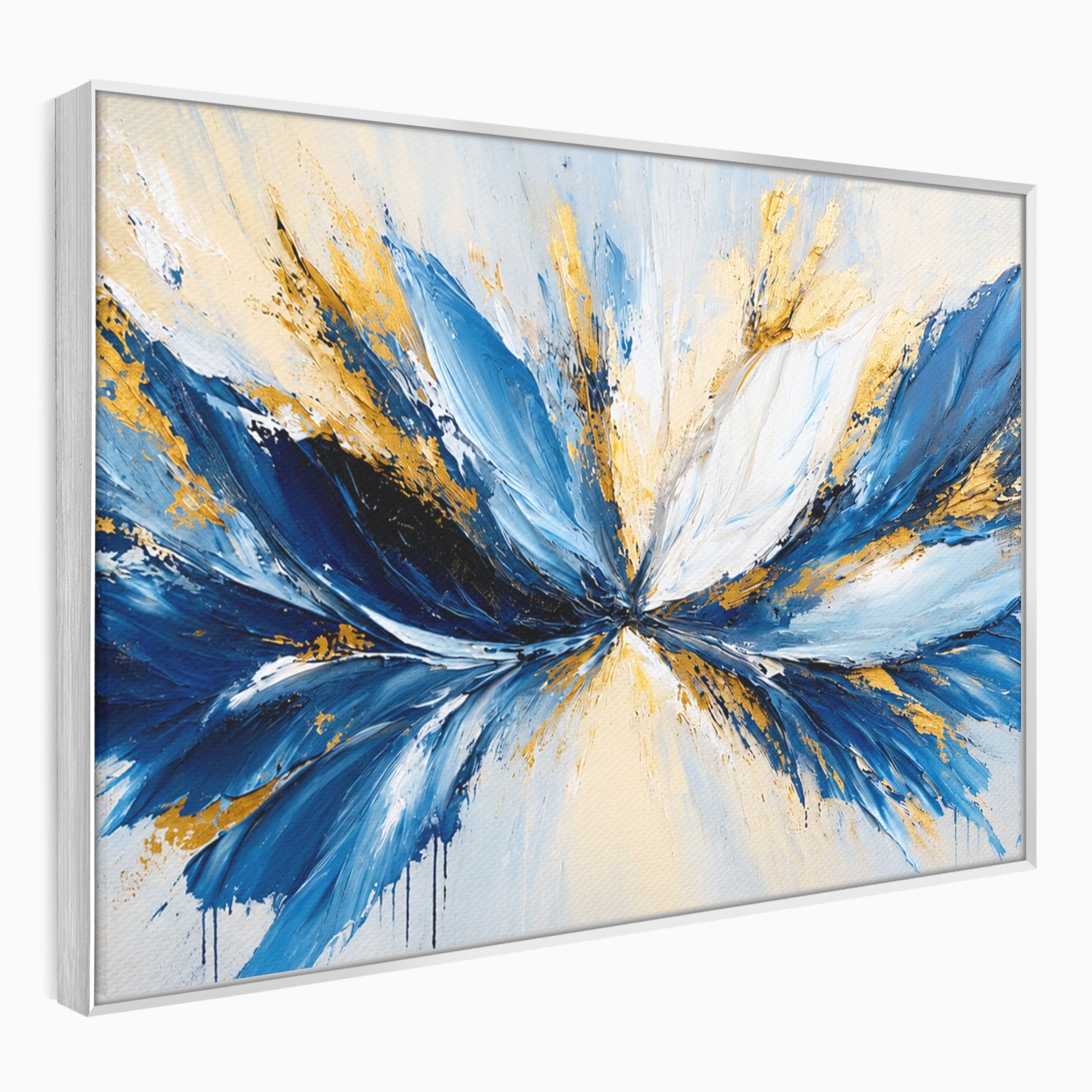 Tablou Canvas Premium LuxCanva® C1379, Explozie Abstracta, Abstract, Arta Moderna, Energie, Living, Birou, Culori Vibrante