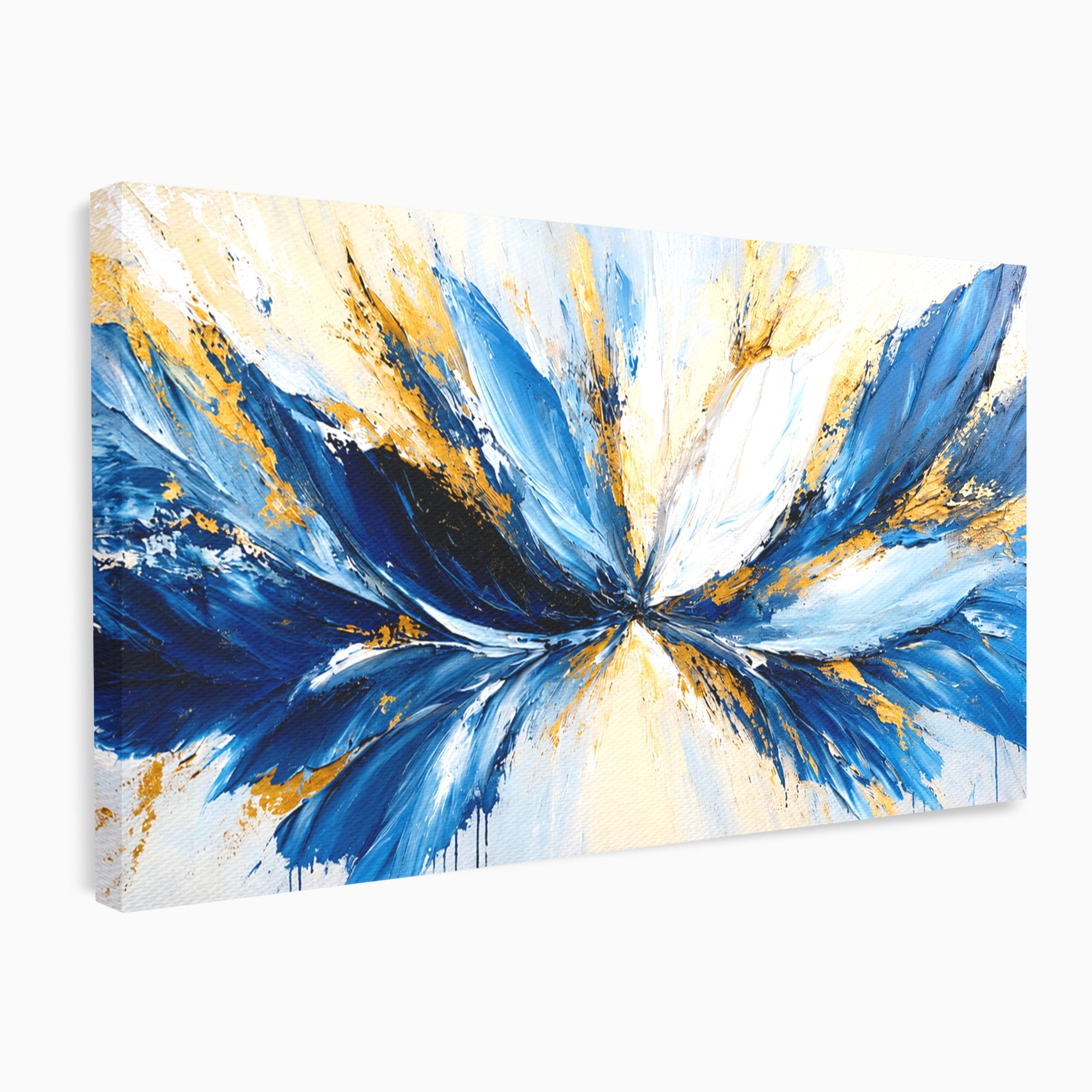 Tablou Canvas Premium LuxCanva® C1379, Explozie Abstracta, Abstract, Arta Moderna, Energie, Living, Birou, Culori Vibrante