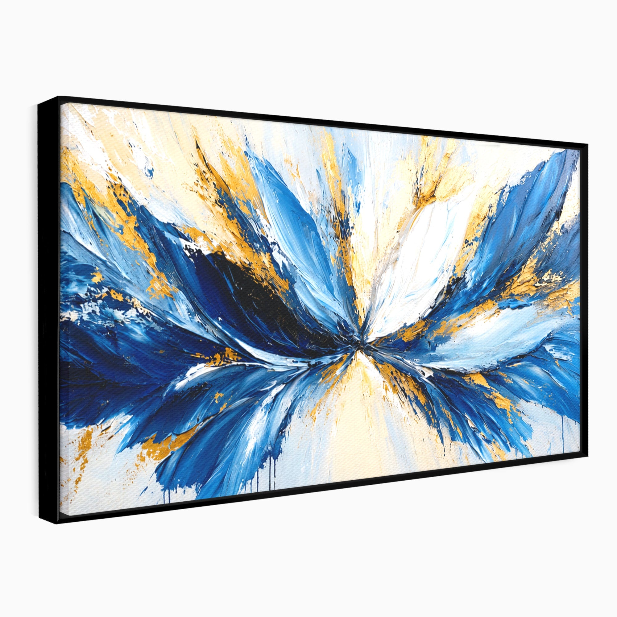 Tablou Canvas Premium LuxCanva® C1379, Explozie Abstracta, Abstract, Arta Moderna, Energie, Living, Birou, Culori Vibrante