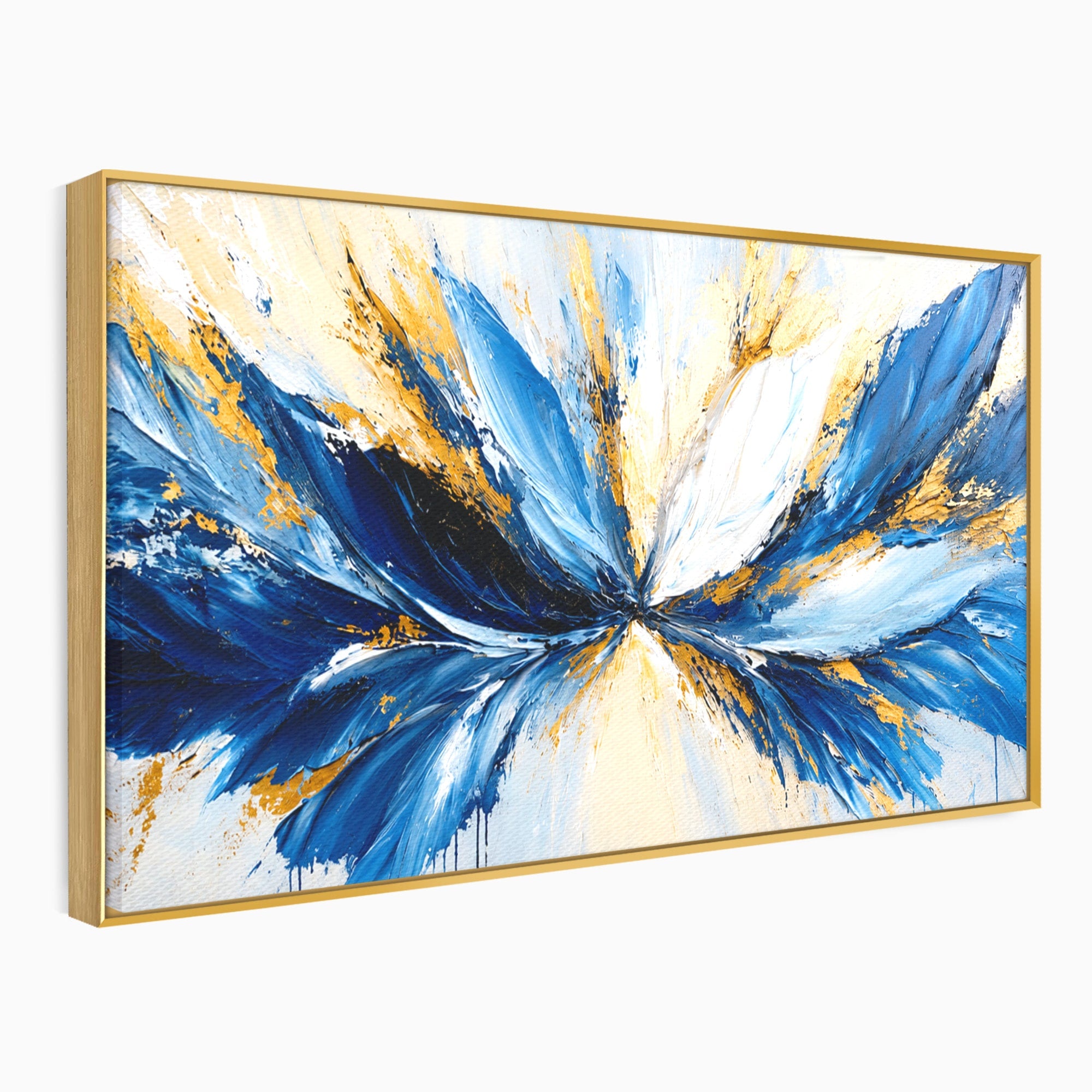 Tablou Canvas Premium LuxCanva® C1379, Explozie Abstracta, Abstract, Arta Moderna, Energie, Living, Birou, Culori Vibrante