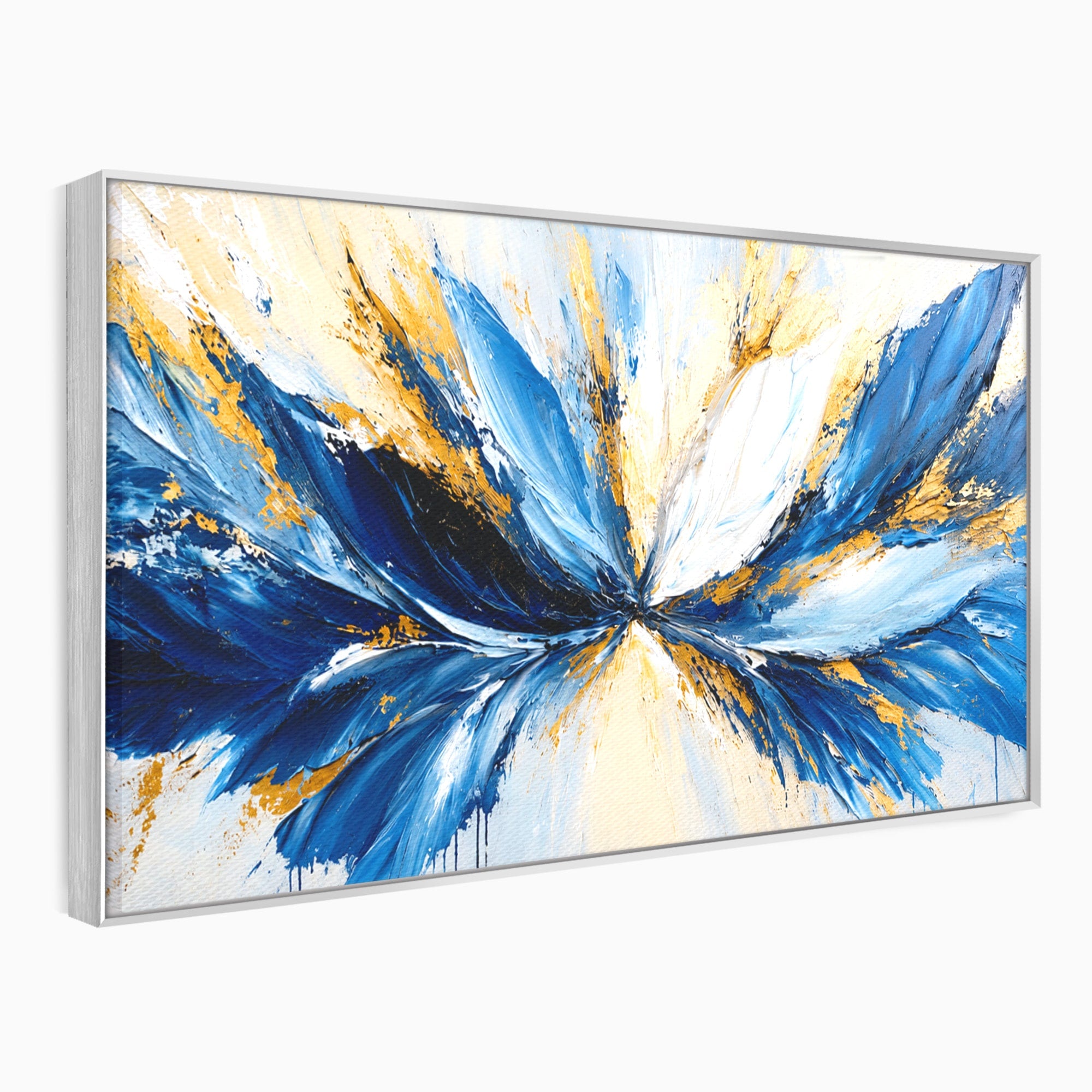 Tablou Canvas Premium LuxCanva® C1379, Explozie Abstracta, Abstract, Arta Moderna, Energie, Living, Birou, Culori Vibrante