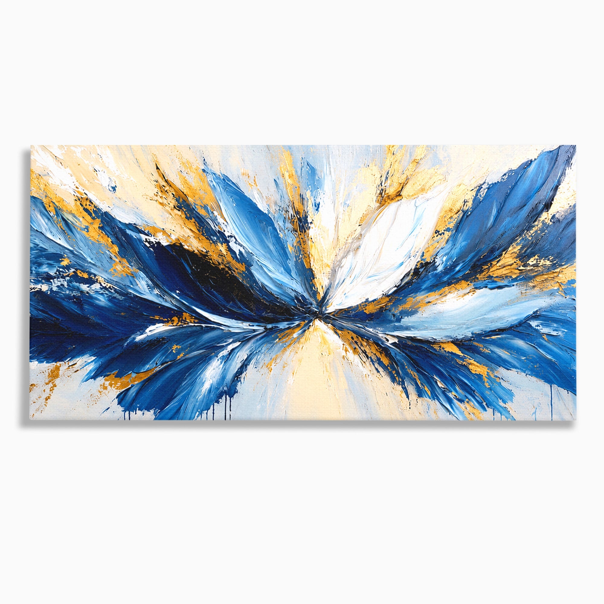 Tablou Canvas Premium LuxCanva® C1379, Explozie Abstracta, Abstract, Arta Moderna, Energie, Living, Birou, Culori Vibrante