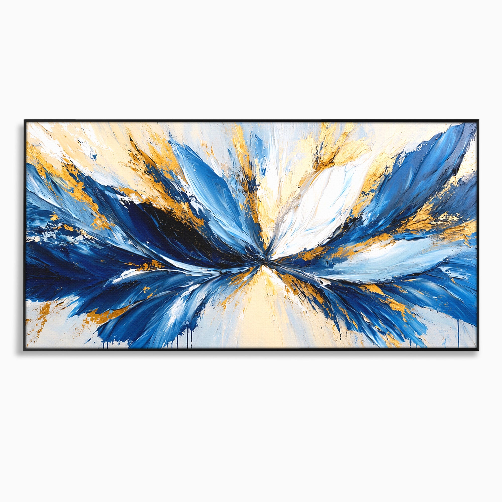 Tablou Canvas Premium LuxCanva® C1379, Explozie Abstracta, Abstract, Arta Moderna, Energie, Living, Birou, Culori Vibrante