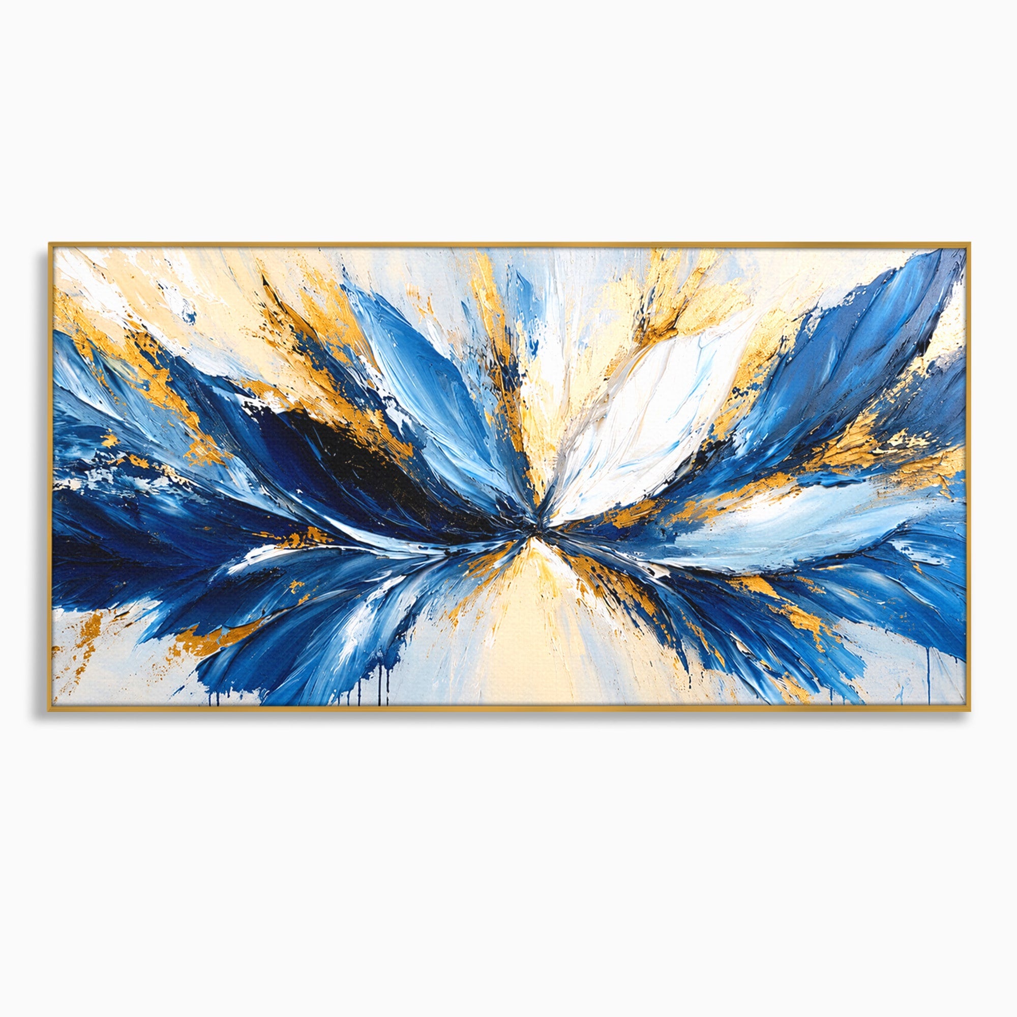 Tablou Canvas Premium LuxCanva® C1379, Explozie Abstracta, Abstract, Arta Moderna, Energie, Living, Birou, Culori Vibrante