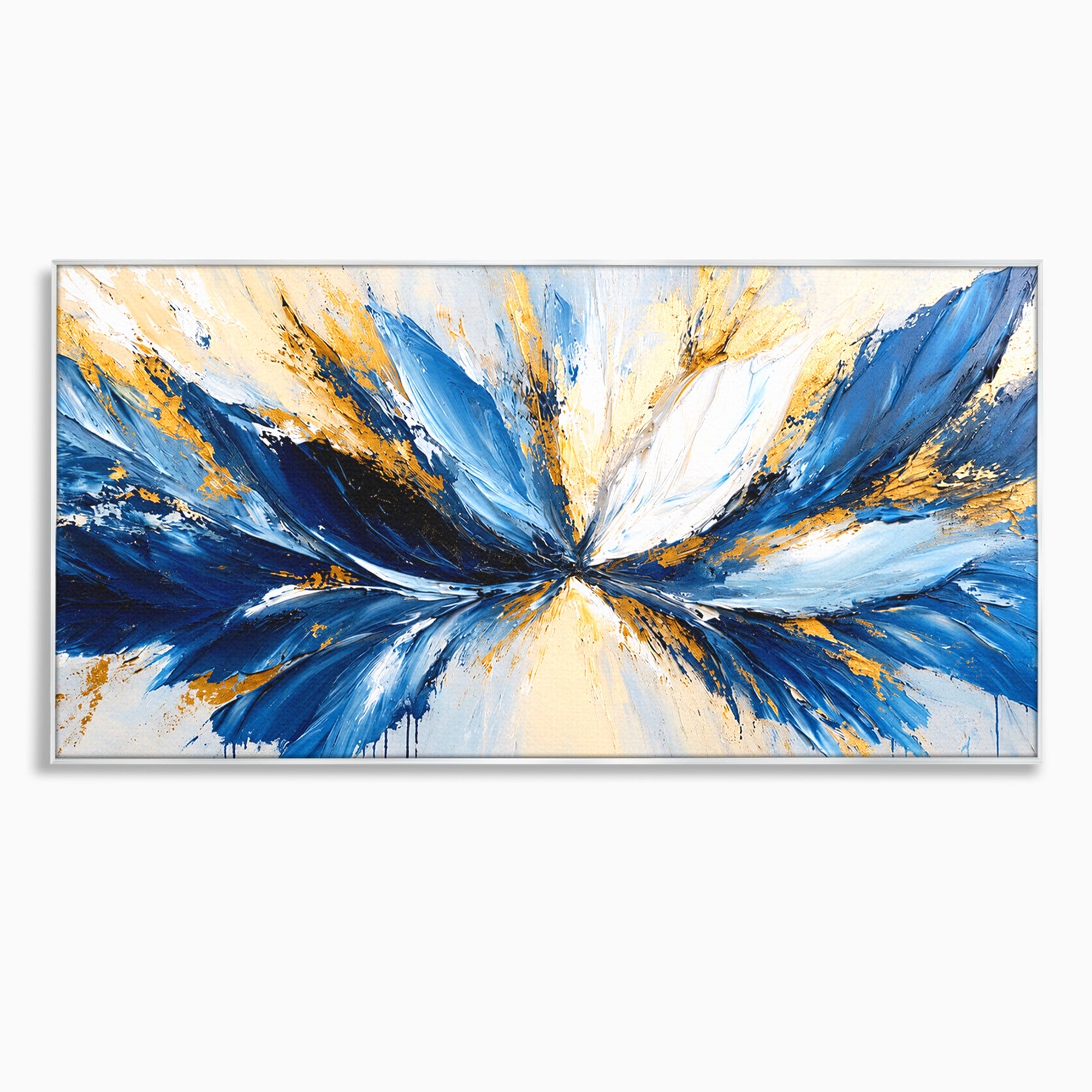 Tablou Canvas Premium LuxCanva® C1379, Explozie Abstracta, Abstract, Arta Moderna, Energie, Living, Birou, Culori Vibrante