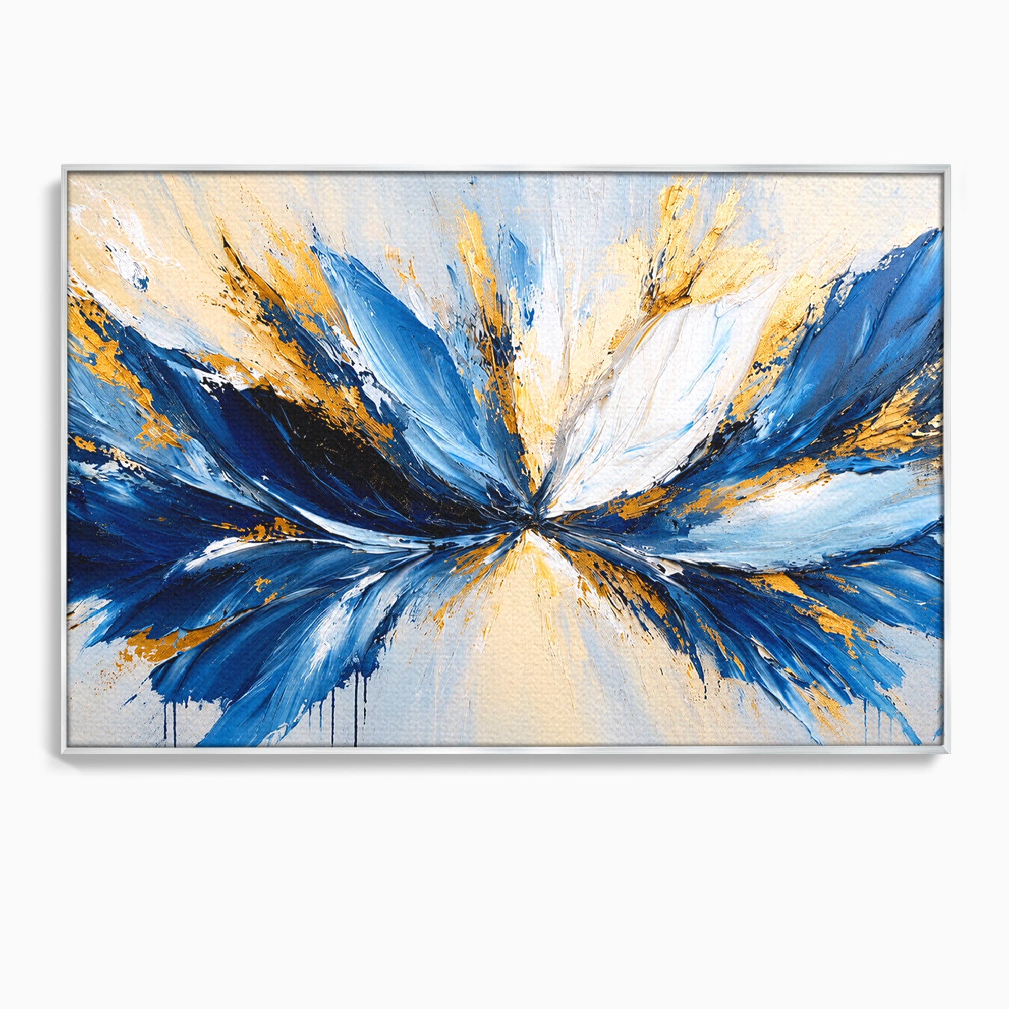 Tablou Canvas Premium LuxCanva® C1379, Explozie Abstracta, Abstract, Arta Moderna, Energie, Living, Birou, Culori Vibrante