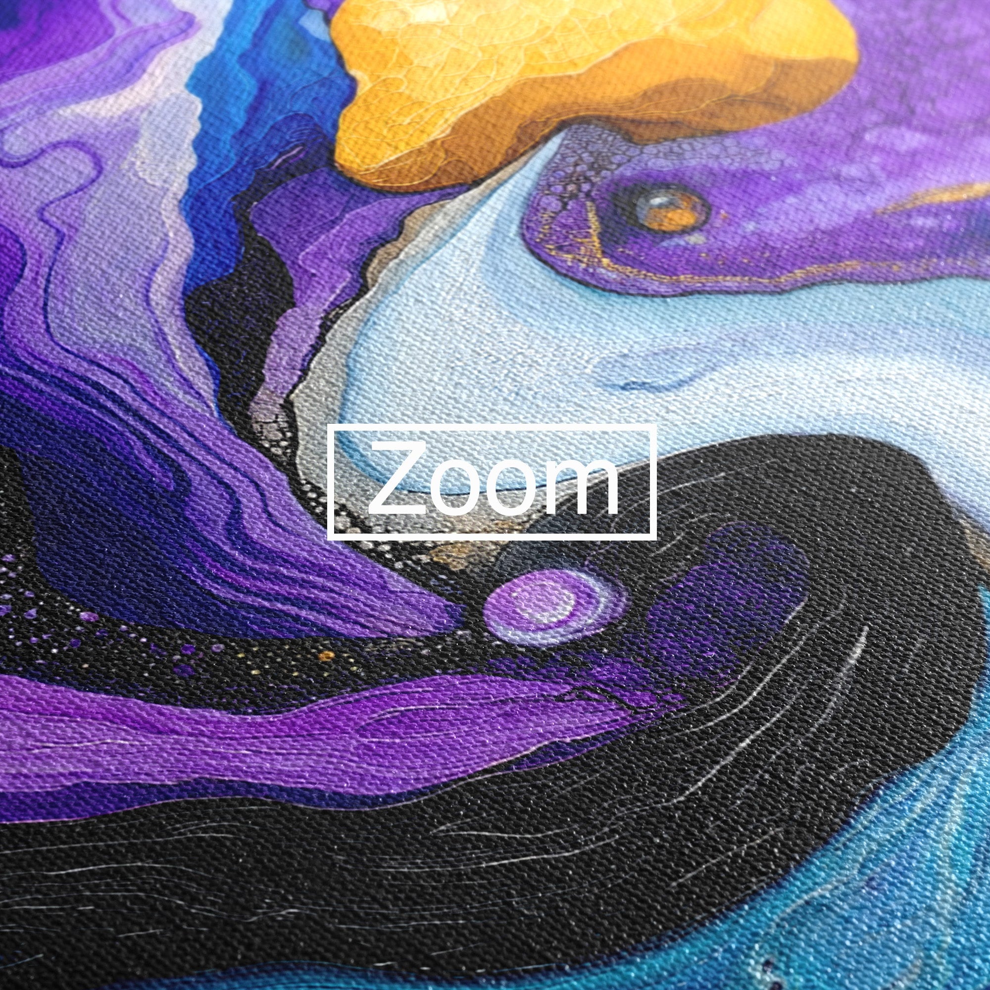 Tablou Canvas Premium LuxCanva® C1380, Calea Galactica, Abstract, Galaxie, Peisaj, Modern, Living, Culori Vibrante