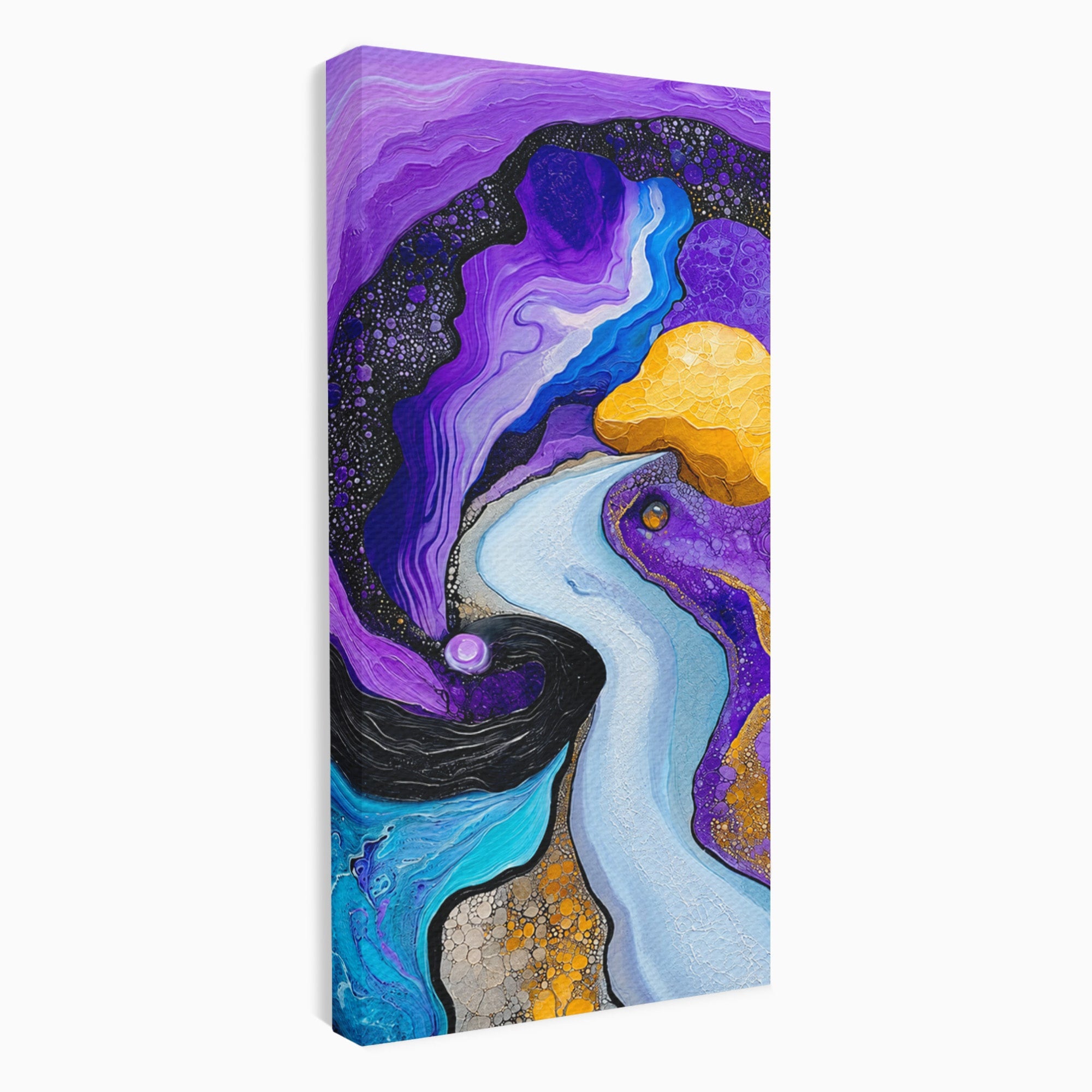 Tablou Canvas Premium LuxCanva® C1380, Calea Galactica, Abstract, Galaxie, Peisaj, Modern, Living, Culori Vibrante