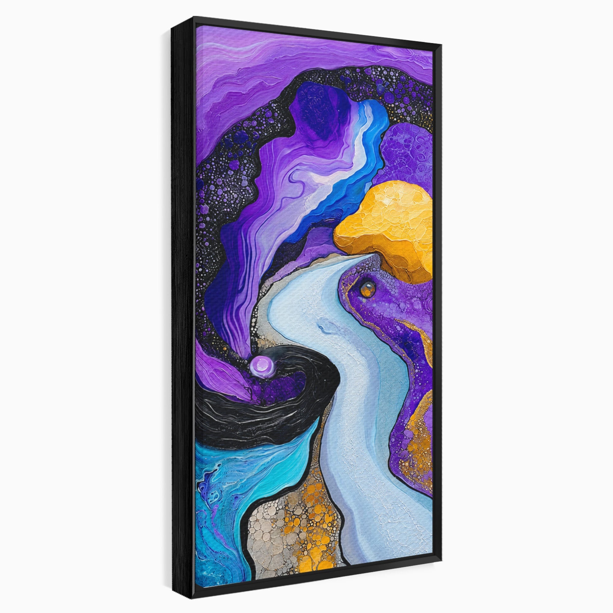Tablou Canvas Premium LuxCanva® C1380, Calea Galactica, Abstract, Galaxie, Peisaj, Modern, Living, Culori Vibrante