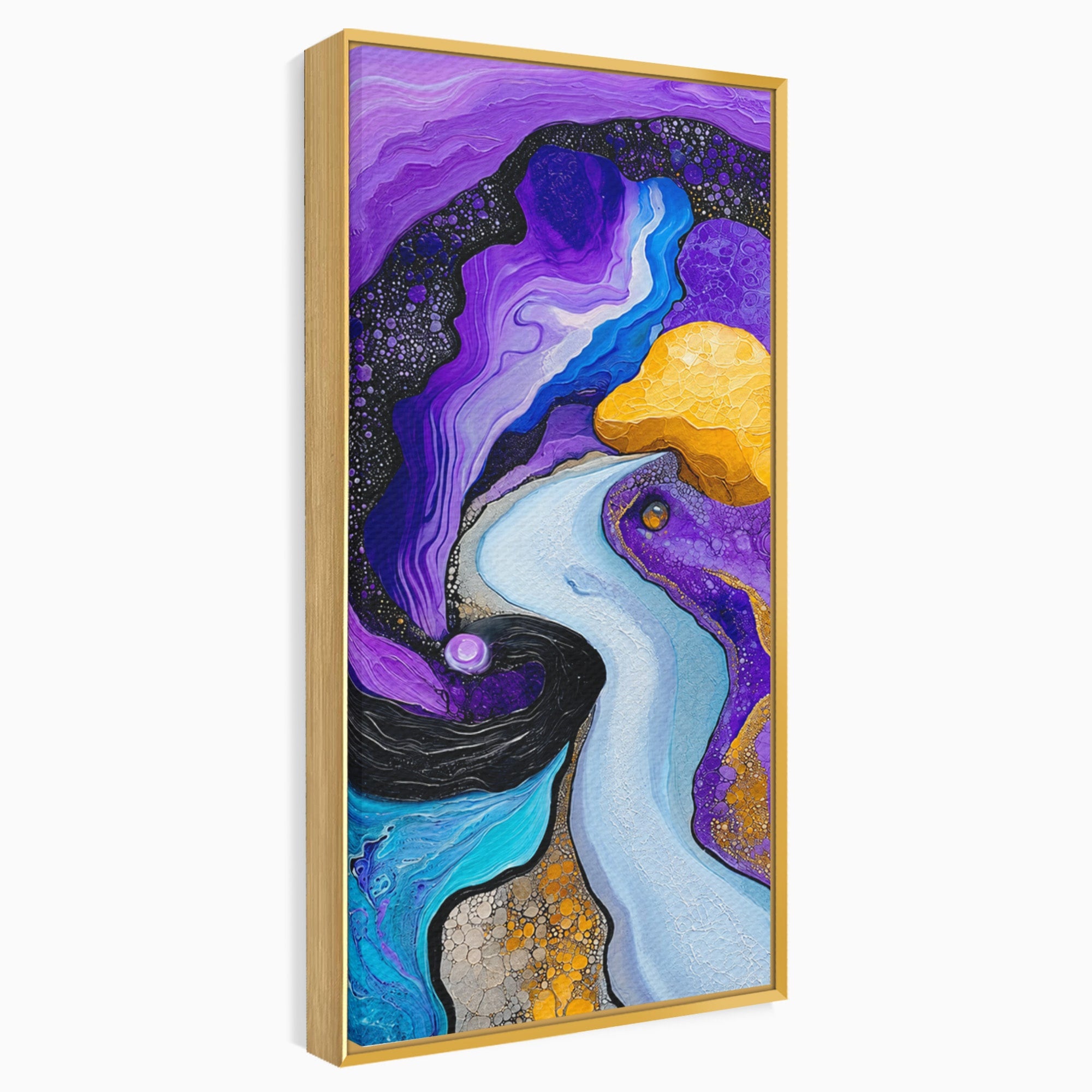 Tablou Canvas Premium LuxCanva® C1380, Calea Galactica, Abstract, Galaxie, Peisaj, Modern, Living, Culori Vibrante