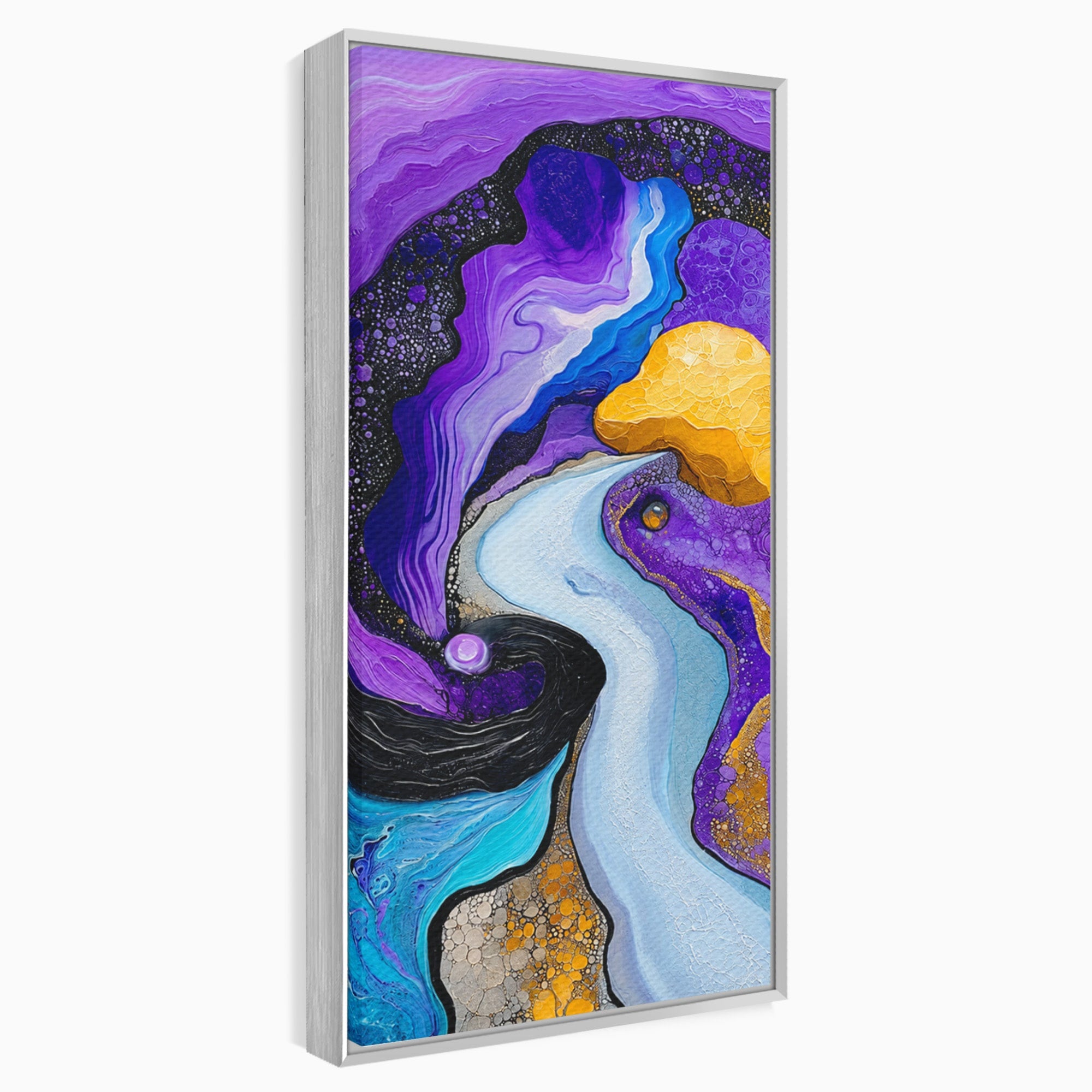 Tablou Canvas Premium LuxCanva® C1380, Calea Galactica, Abstract, Galaxie, Peisaj, Modern, Living, Culori Vibrante