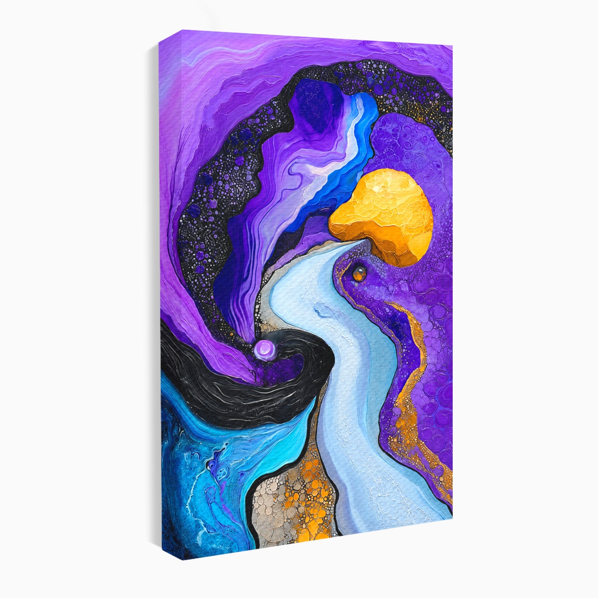 Tablou Canvas Premium LuxCanva® C1380, Calea Galactica, Abstract, Galaxie, Peisaj, Modern, Living, Culori Vibrante