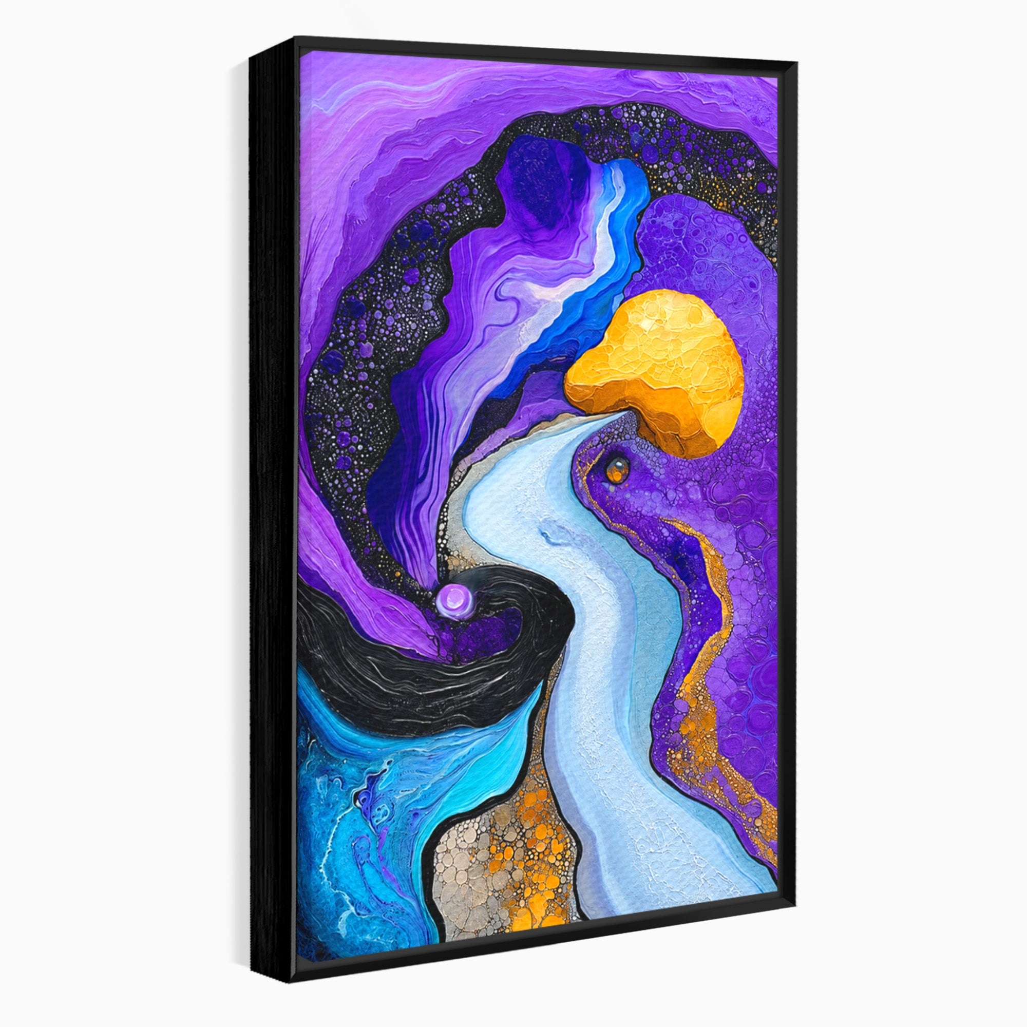 Tablou Canvas Premium LuxCanva® C1380, Calea Galactica, Abstract, Galaxie, Peisaj, Modern, Living, Culori Vibrante