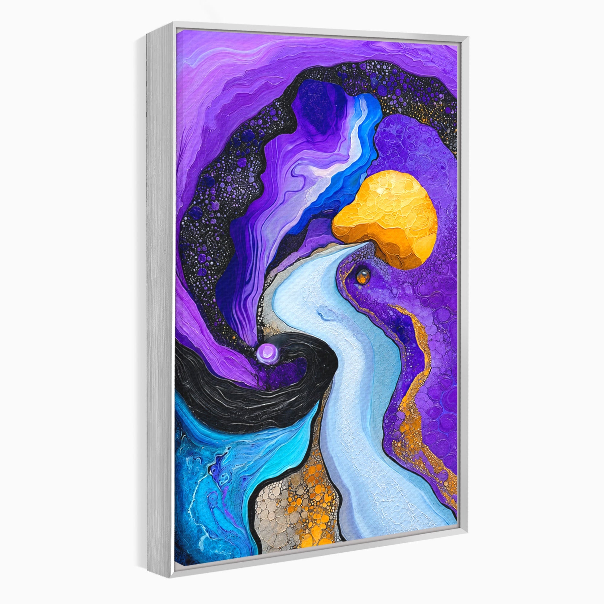 Tablou Canvas Premium LuxCanva® C1380, Calea Galactica, Abstract, Galaxie, Peisaj, Modern, Living, Culori Vibrante