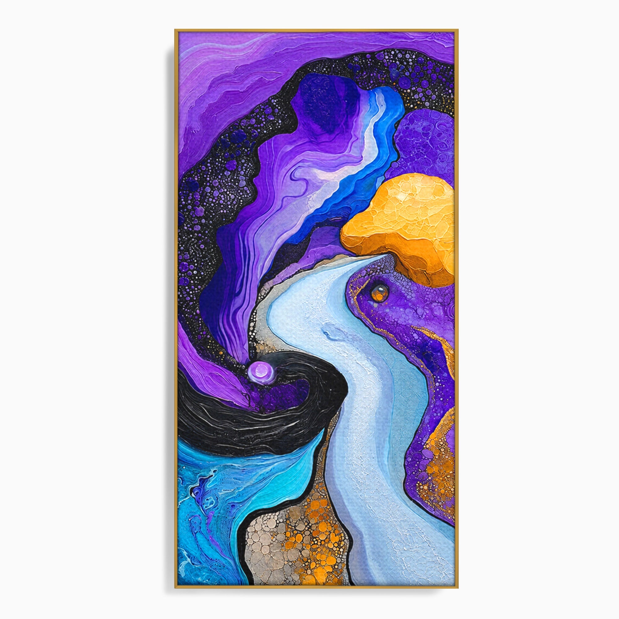 Tablou Canvas Premium LuxCanva® C1380, Calea Galactica, Abstract, Galaxie, Peisaj, Modern, Living, Culori Vibrante