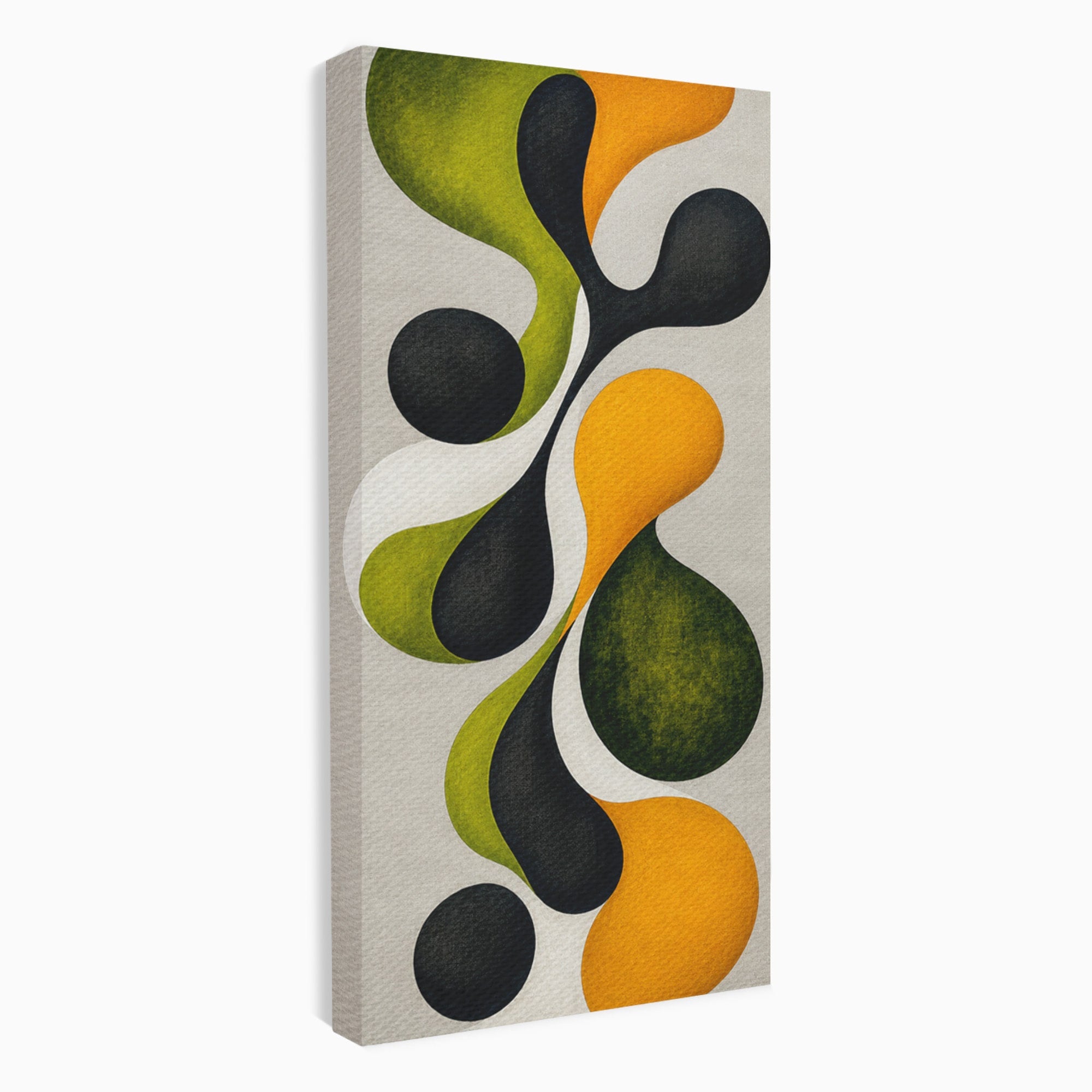 Tablou Canvas Premium LuxCanva® C1381, Forme Abstracte Organice, Abstract, Forme, Modern, Living, Birou, Culori Vibrante