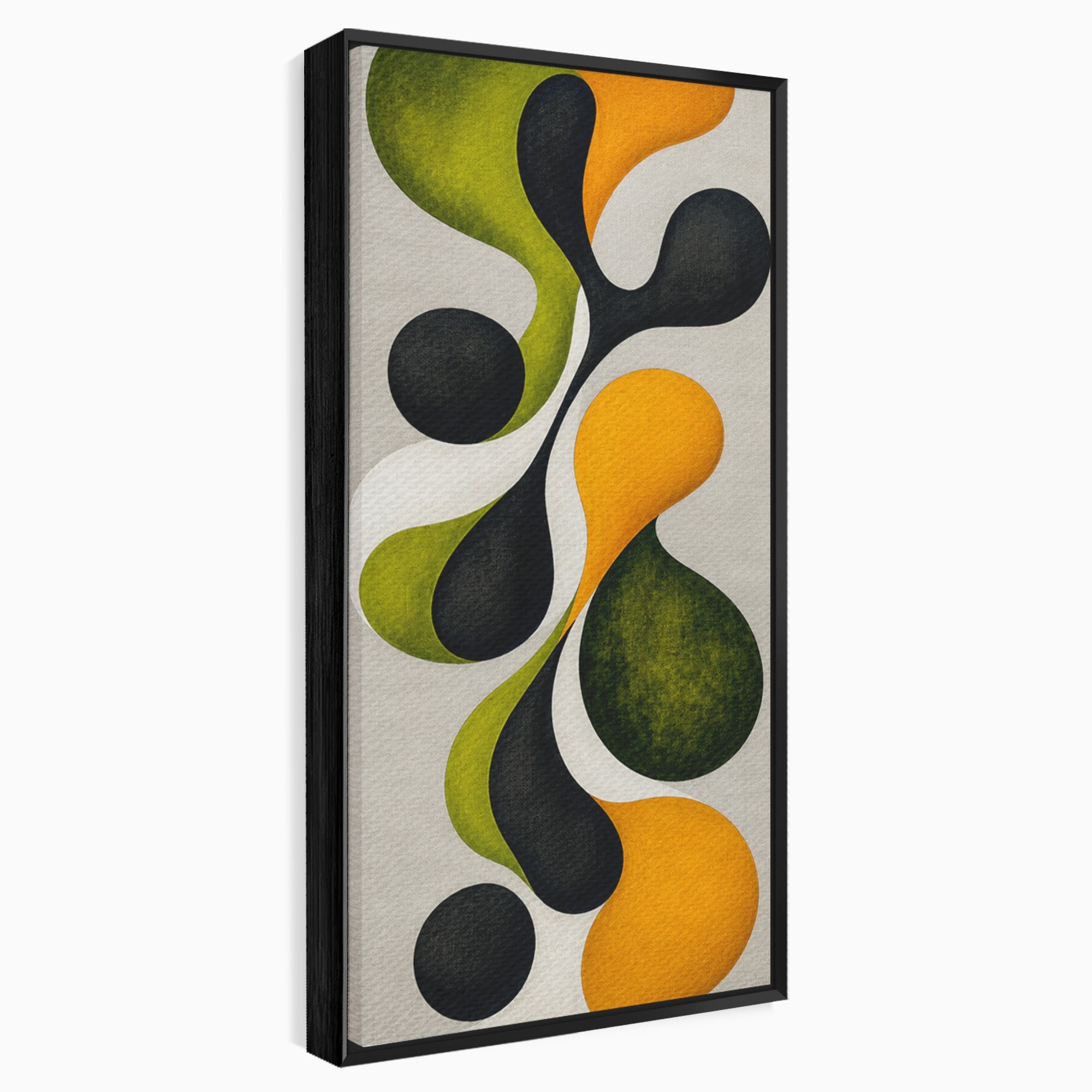 Tablou Canvas Premium LuxCanva® C1381, Forme Abstracte Organice, Abstract, Forme, Modern, Living, Birou, Culori Vibrante