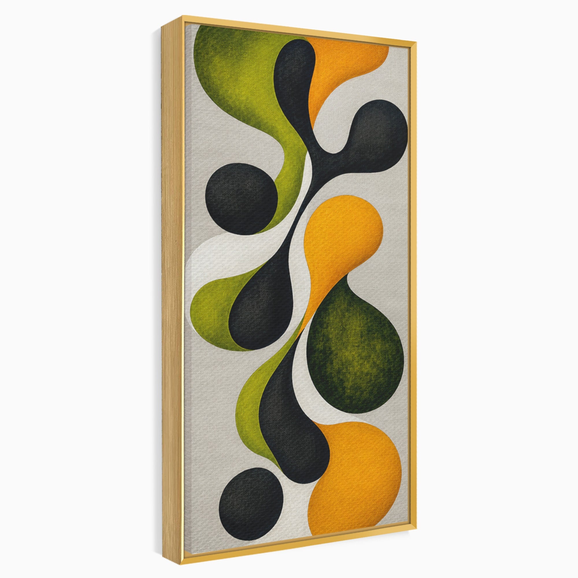 Tablou Canvas Premium LuxCanva® C1381, Forme Abstracte Organice, Abstract, Forme, Modern, Living, Birou, Culori Vibrante