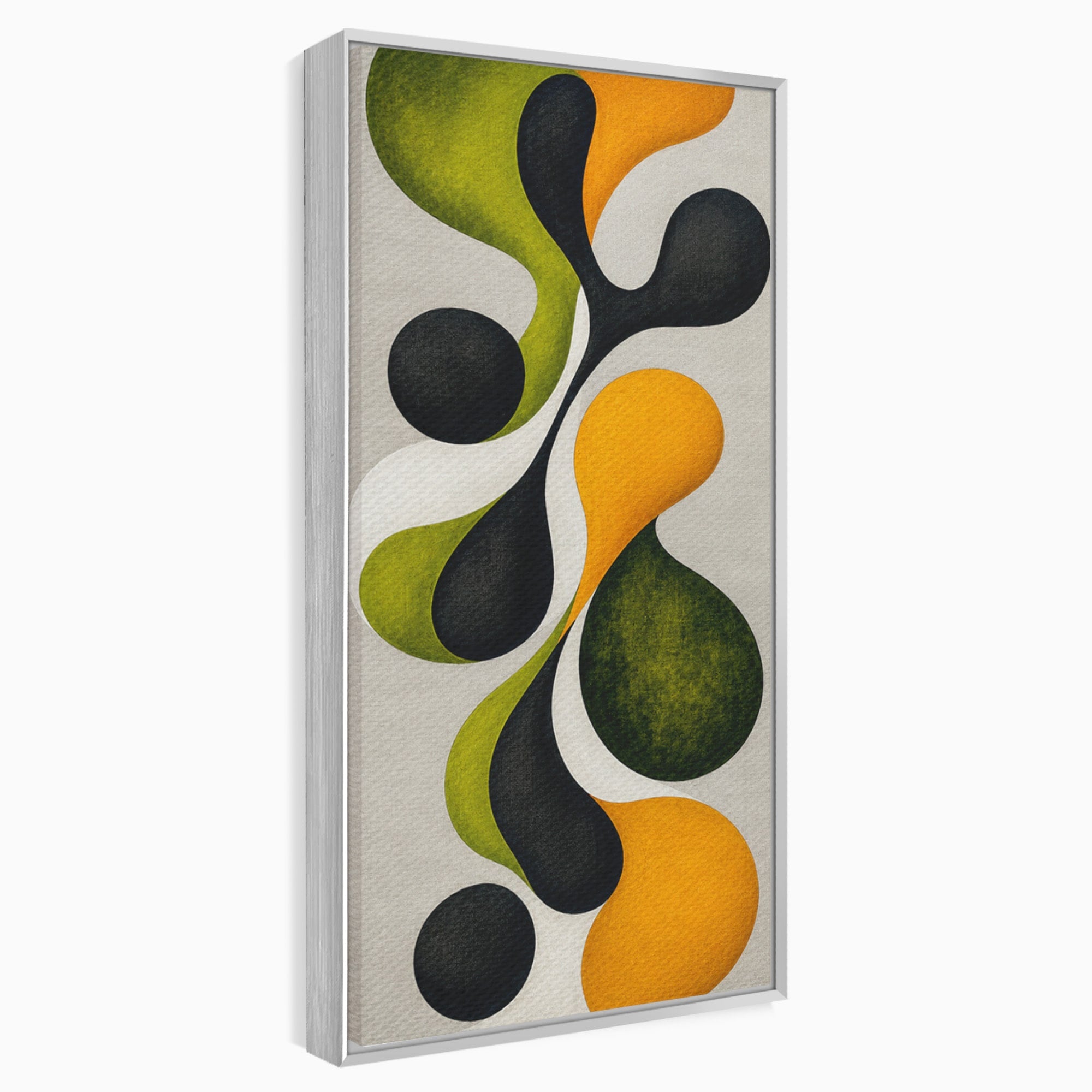 Tablou Canvas Premium LuxCanva® C1381, Forme Abstracte Organice, Abstract, Forme, Modern, Living, Birou, Culori Vibrante