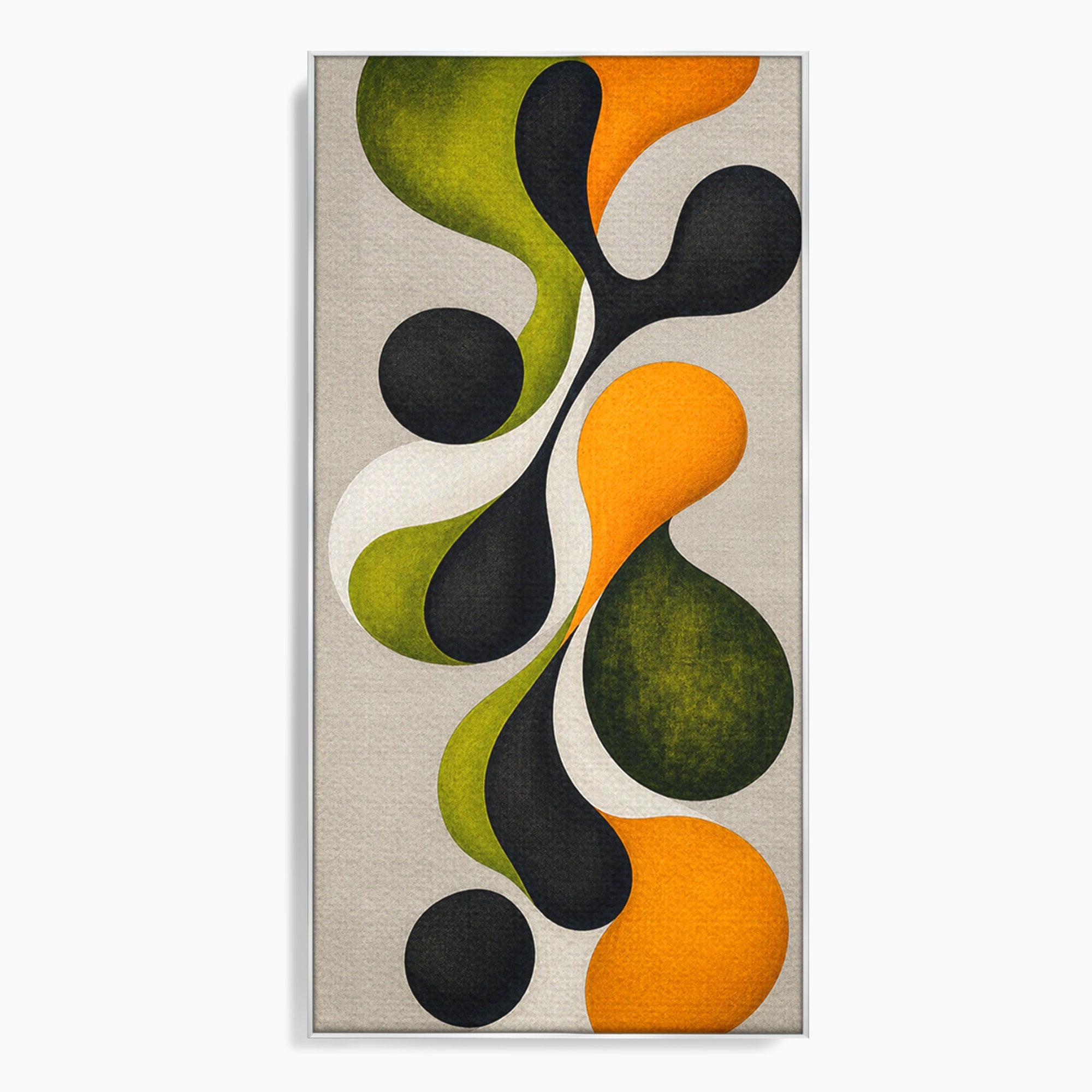 Tablou Canvas Premium LuxCanva® C1381, Forme Abstracte Organice, Abstract, Forme, Modern, Living, Birou, Culori Vibrante